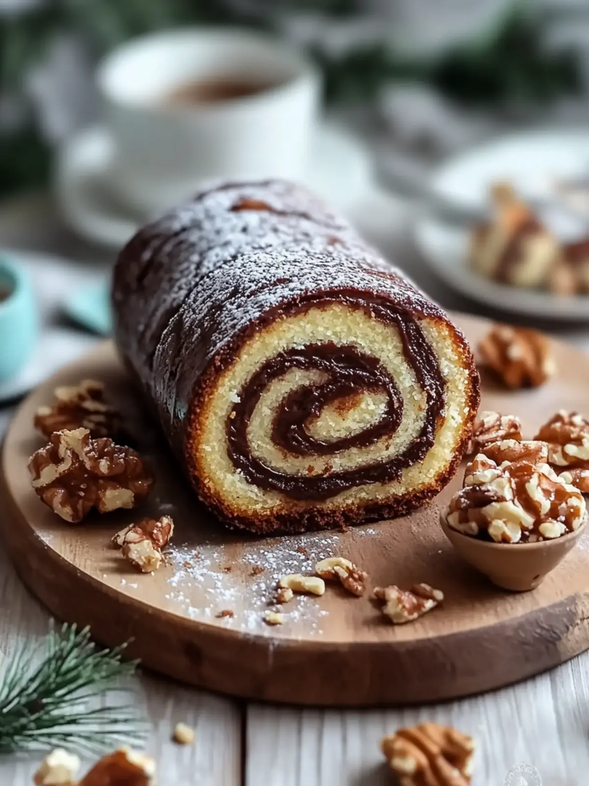 Indulge in Erdnussbutter-Tasse Schokoladen-Rollkuchen Bliss 3 Erdnussbutter-Tasse Schokoladen-Rollkuchen