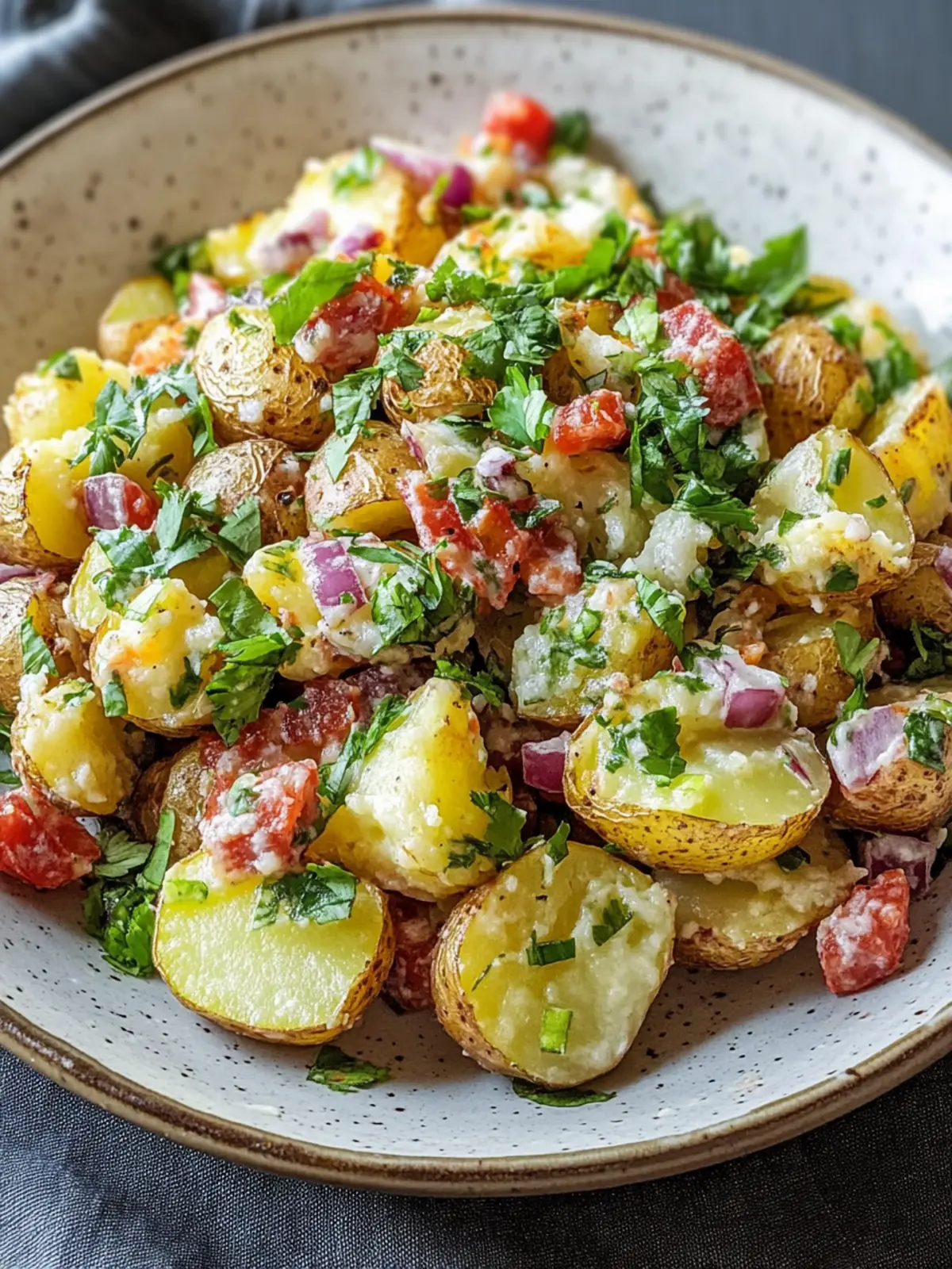 Crispy Smashed Potato Salad with Zesty Dijon Dressing Delight 4 Crispy Smashed Potato Salad