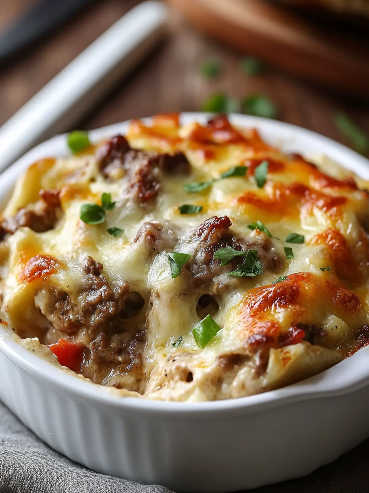 Mouthwatering Philly Cheesesteak Casserole for Cozy Nights 3 Philly Cheesesteak Casserole
