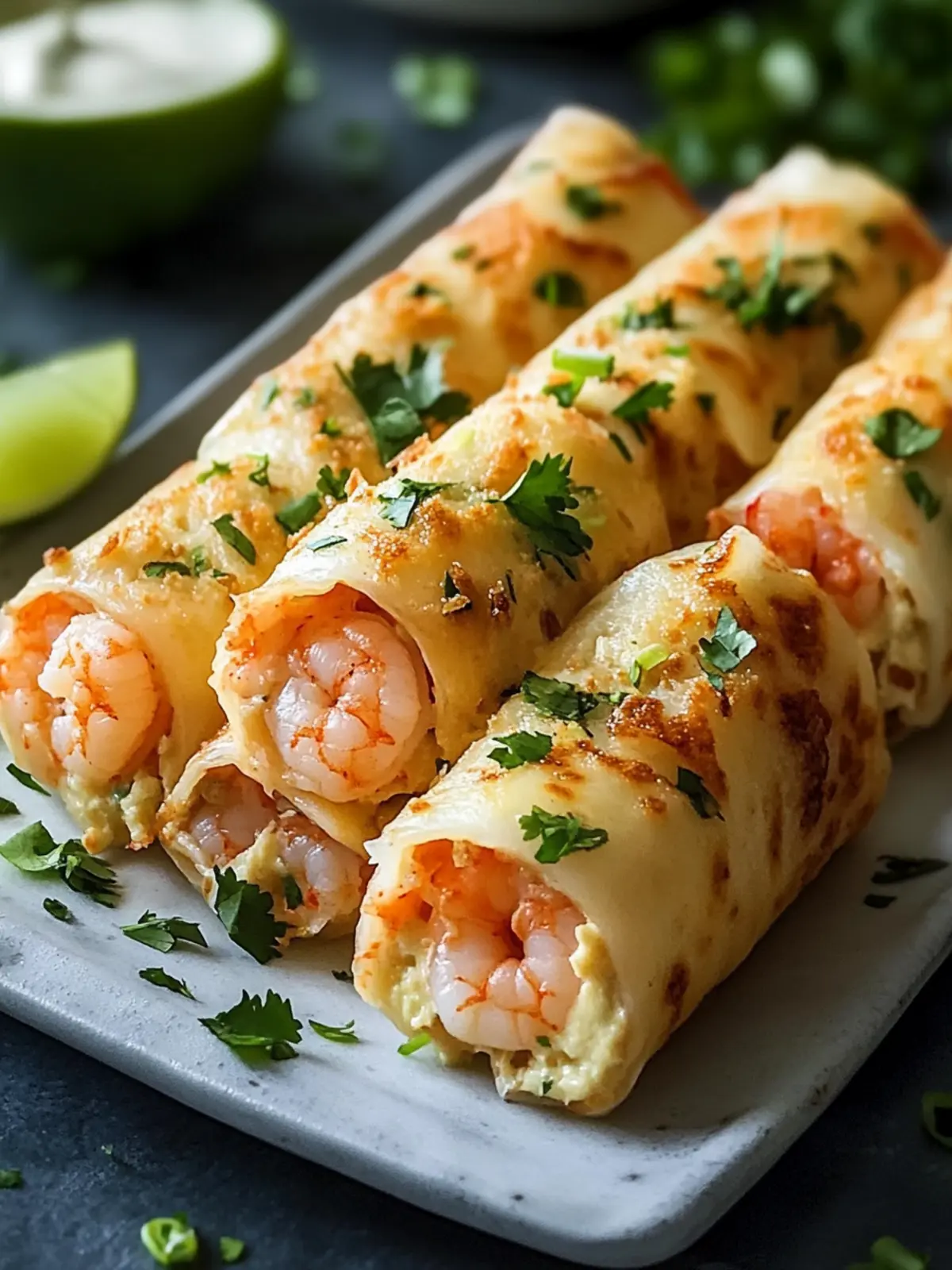 Irresistible Crab Shrimp Queso Fiesta Rolls Recipe for Parties 4 Crab Shrimp Queso Fiesta Rolls Recipe