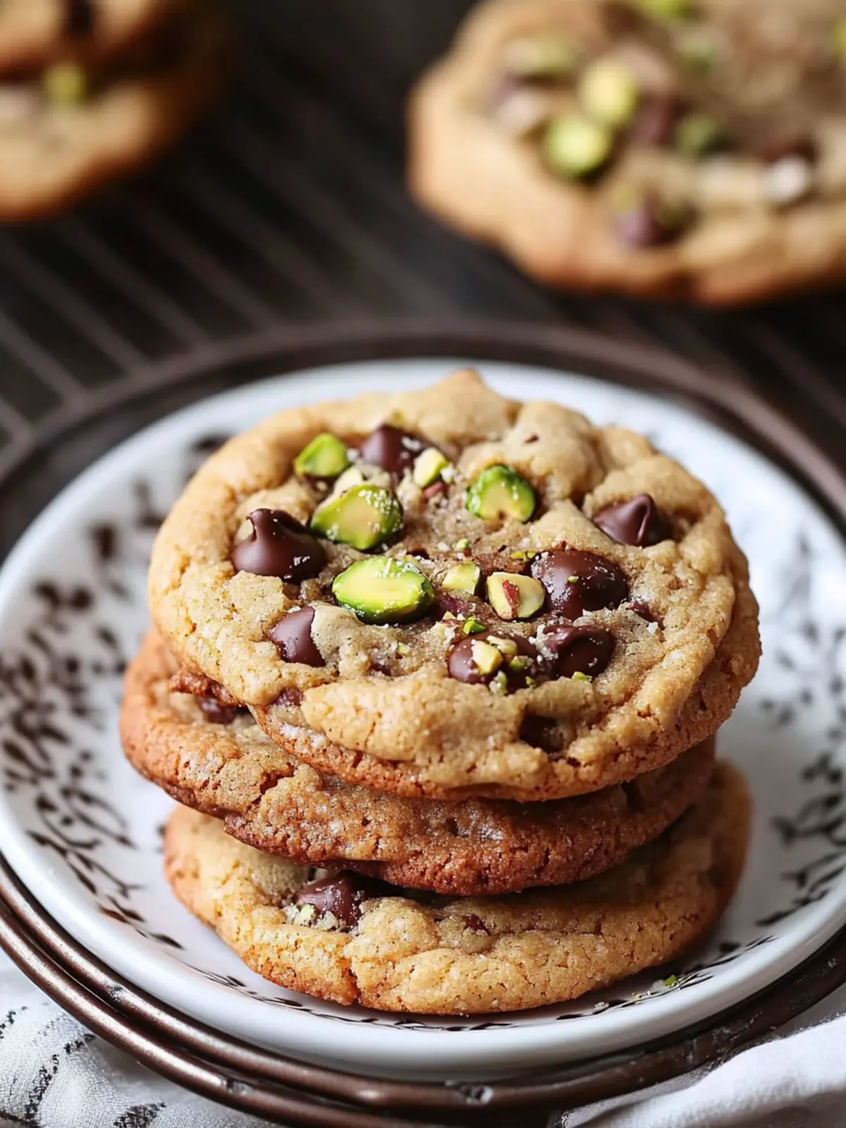 Brown Butter Pistachio Chocolate Chip Cookies You'll Devour 4 Brown Butter Pistachio Chocolate Chip Cookies