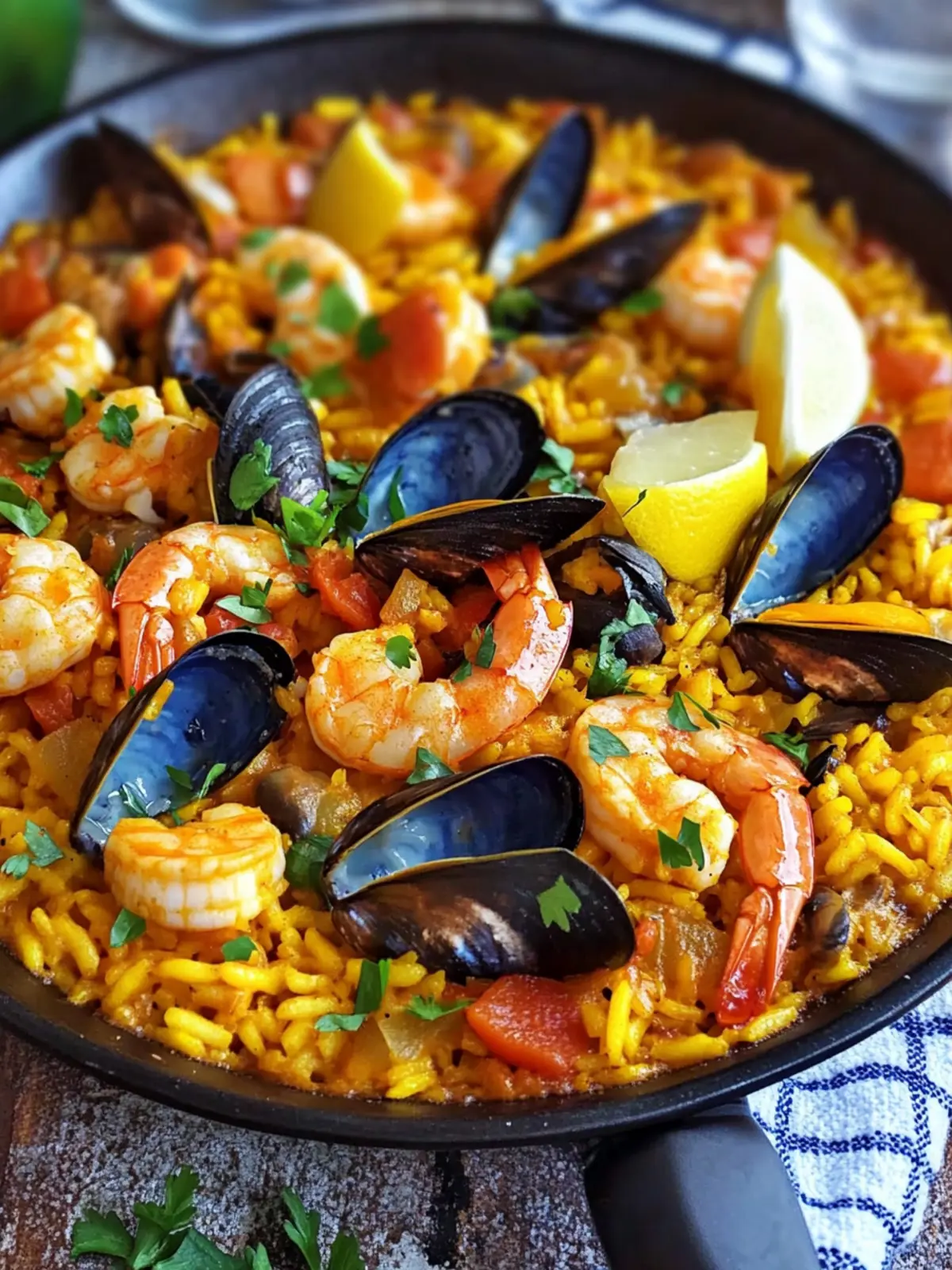 Receta auténtica de paella de marisco española for Family Feasts 4 Receta auténtica de paella de marisco española