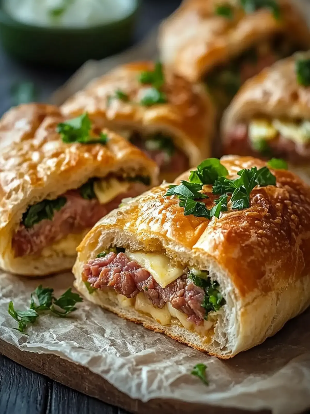 Juicy Saftige Hackfleisch-Röllchen mit Käse for Cozy Nights 3 Saftige Hackfleisch-Röllchen mit Käse