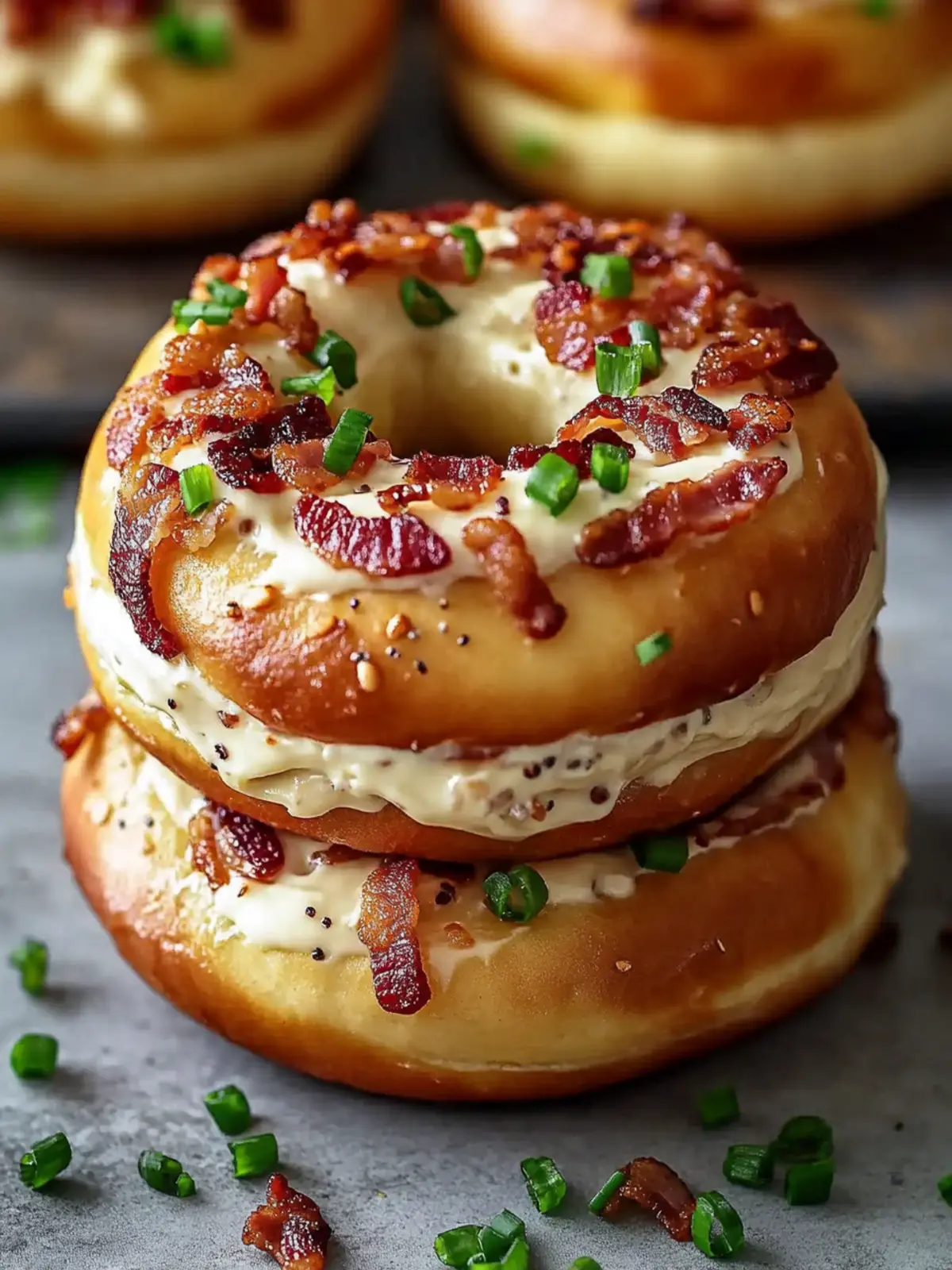 Zesty Bacon Cream Cheese Bagels for the Ultimate Breakfast Boost 5 Zesty Bacon Cream Cheese Bagels
