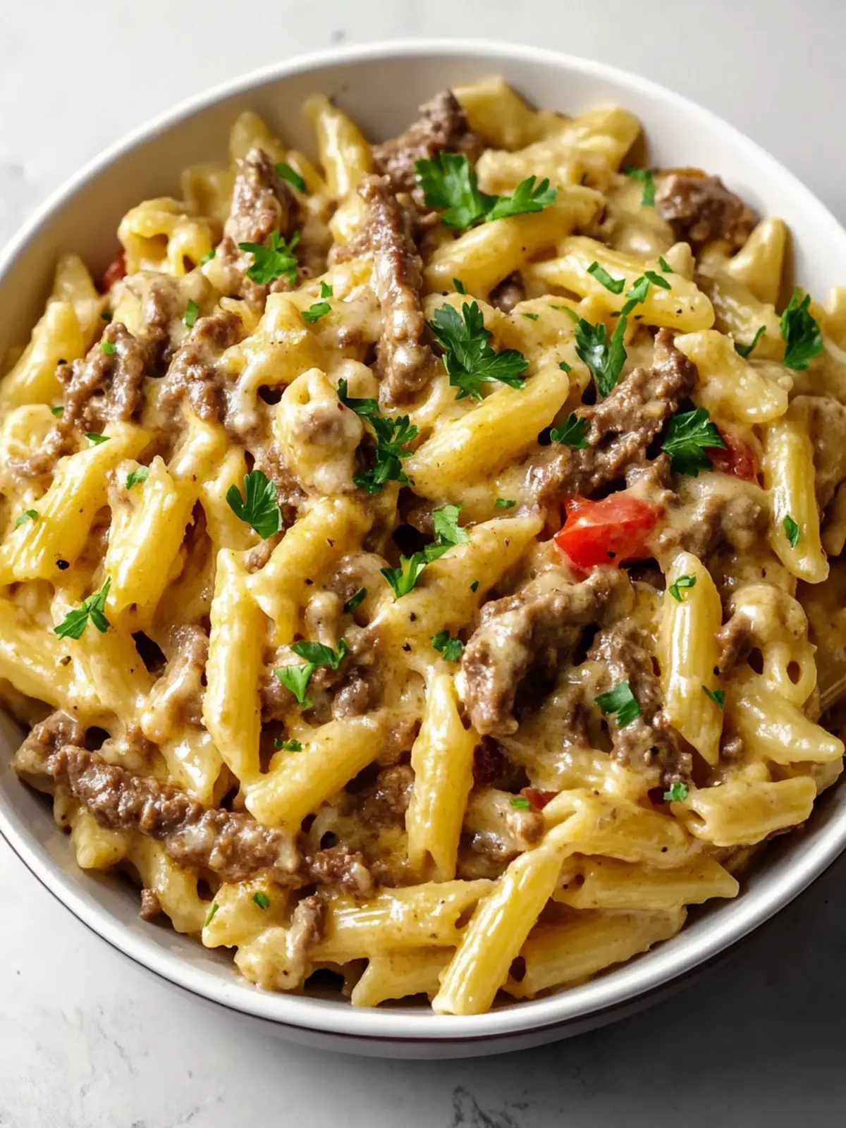 Savory Philly Cheesesteak Pasta That Everyone Will Love 5 Philly Cheesesteak Pasta