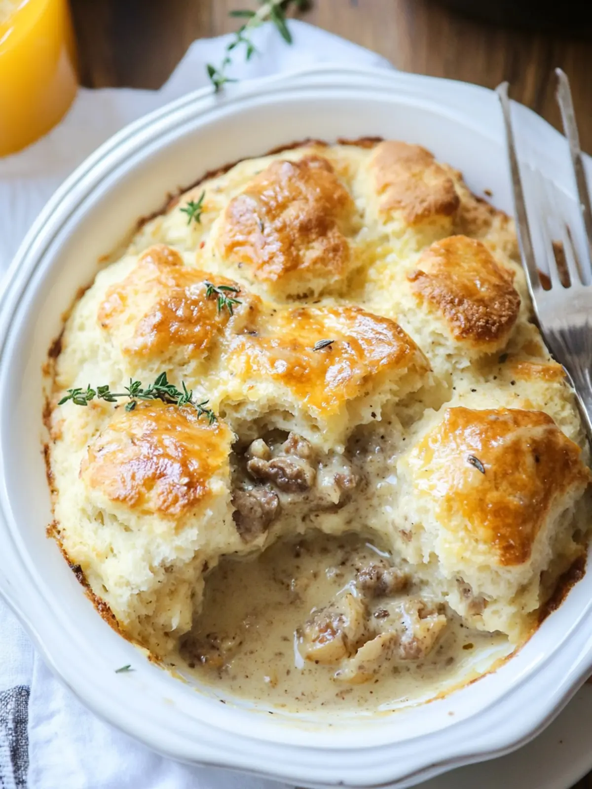 Ultimate Biscuits and Gravy Casserole for Cozy Mornings 3 Biscuits and Gravy Casserole