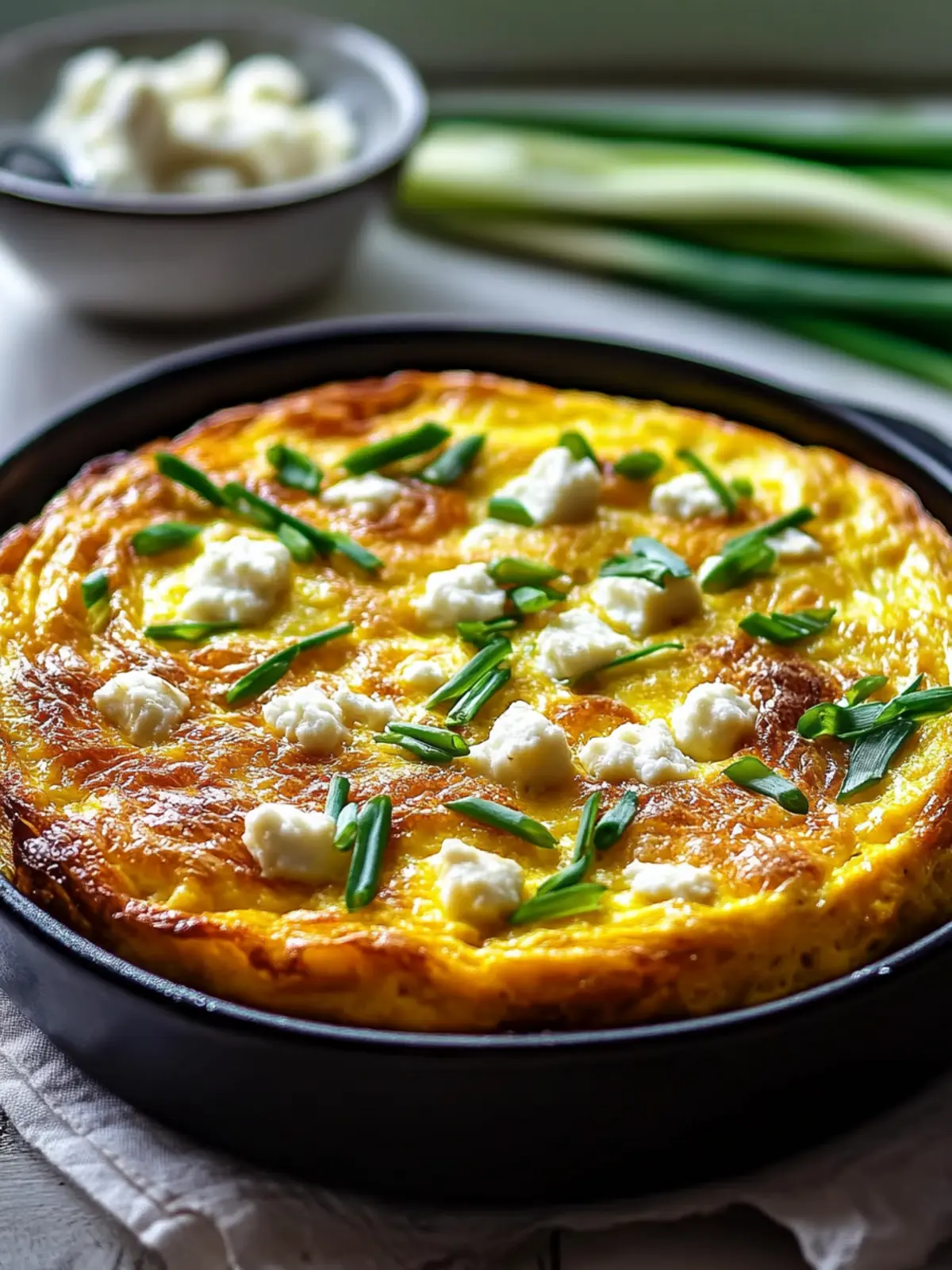 Delicious Spring Onion and Goat Cheese Frittata Recipe To Love 5 Spring Onion and Goat Cheese Frittata