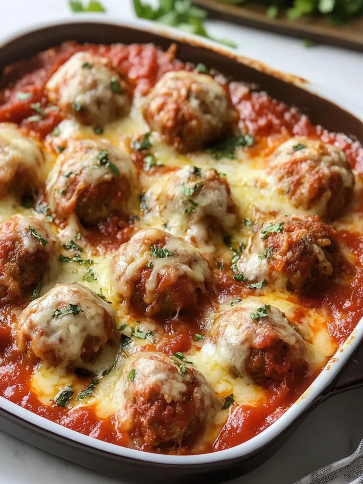 Cheesy Baked Meatballs (Vegetarian) That'll Wow Your Dinner Guests 3 Cheesy Baked Meatballs (Vegetarian)