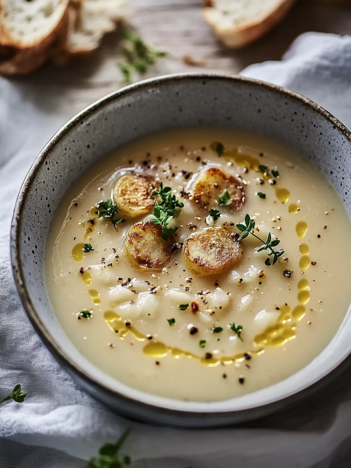 Creamy Rustikale Knoblauchsuppe: Your Immune-Boosting Hug in a Bowl 5 Rustikale Knoblauchsuppe