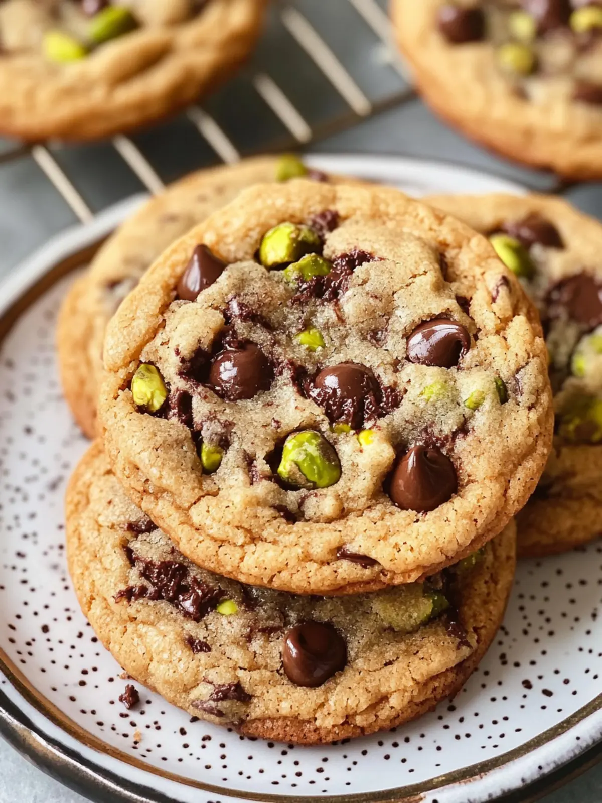 Brown Butter Pistachio Chocolate Chip Cookies You'll Devour 3 Brown Butter Pistachio Chocolate Chip Cookies