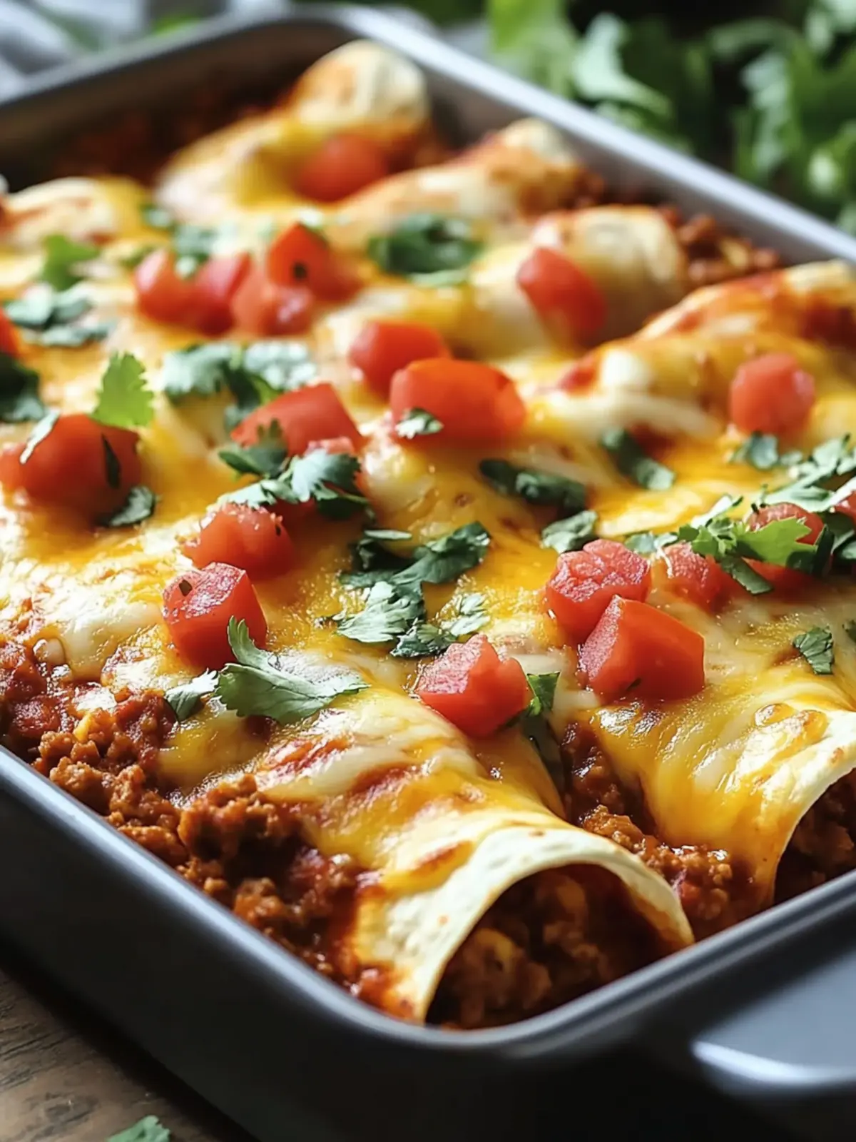 Savory Pizza Enchiladas with Ground Beef Delight 2 Pizza Enchiladas Ground Beef