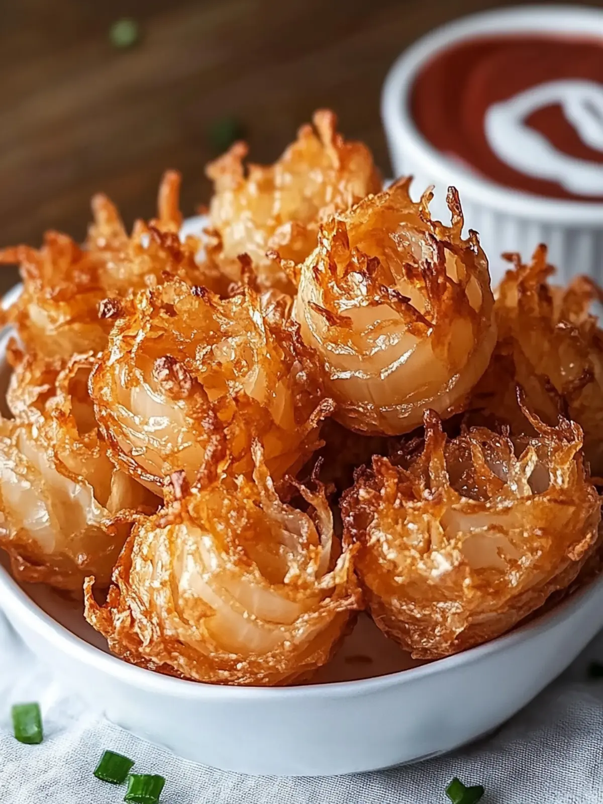 Crispy Air Fryer Mini Blooming Onions You’ll Love to Snack On 5 Air Fryer Crispy Mini Blooming Onions