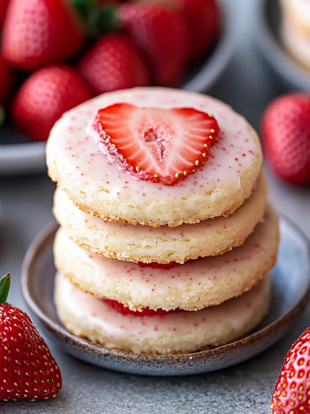 Delicious Strawberry Shortbread Cookies You'll Crave Forever 4 Strawberry Shortbread Cookies