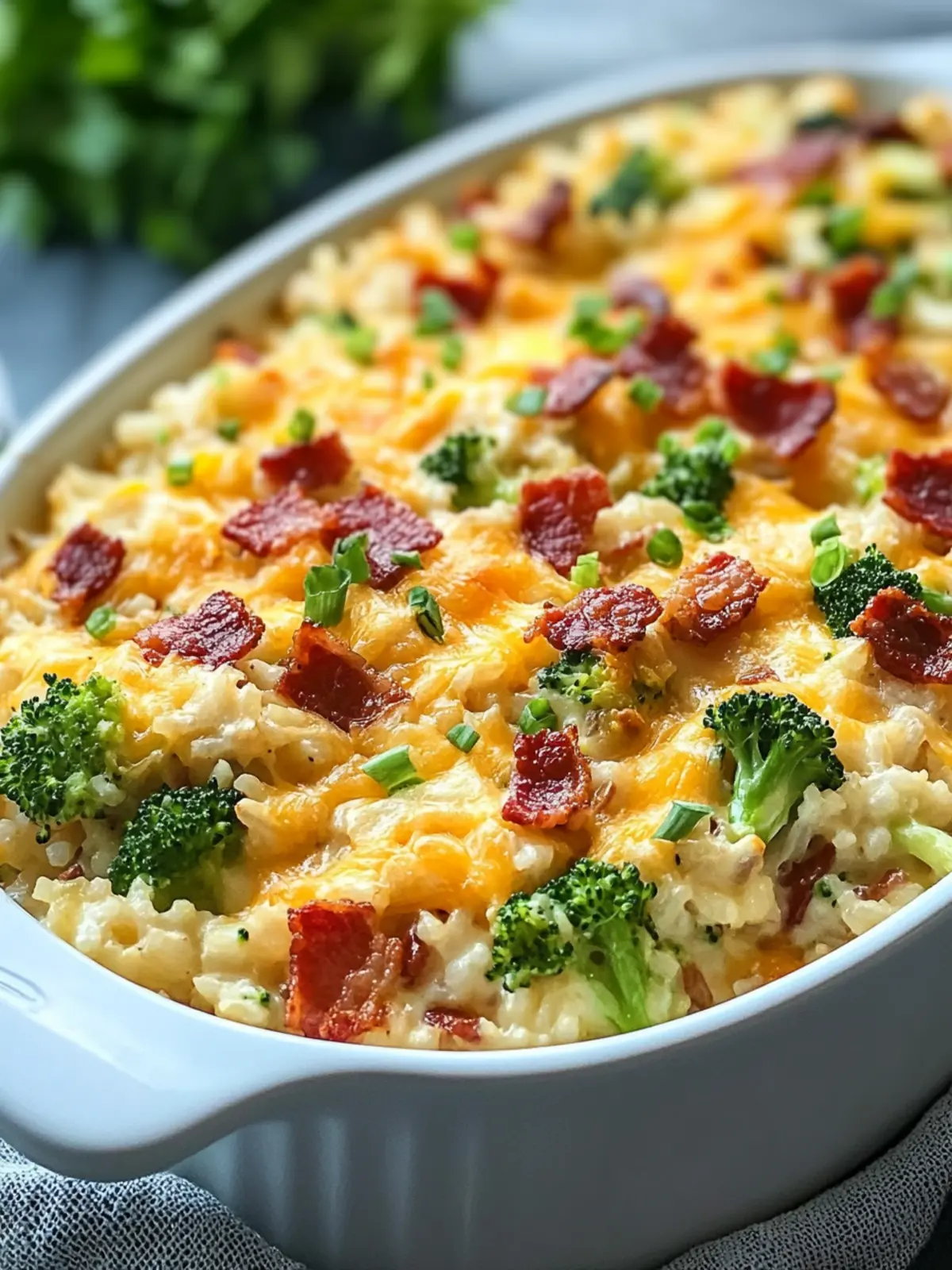 Bacon Cheddar Broccoli Rice Casserole: Ultimate Comfort Dish 3 Bacon Cheddar Broccoli Rice Casserole