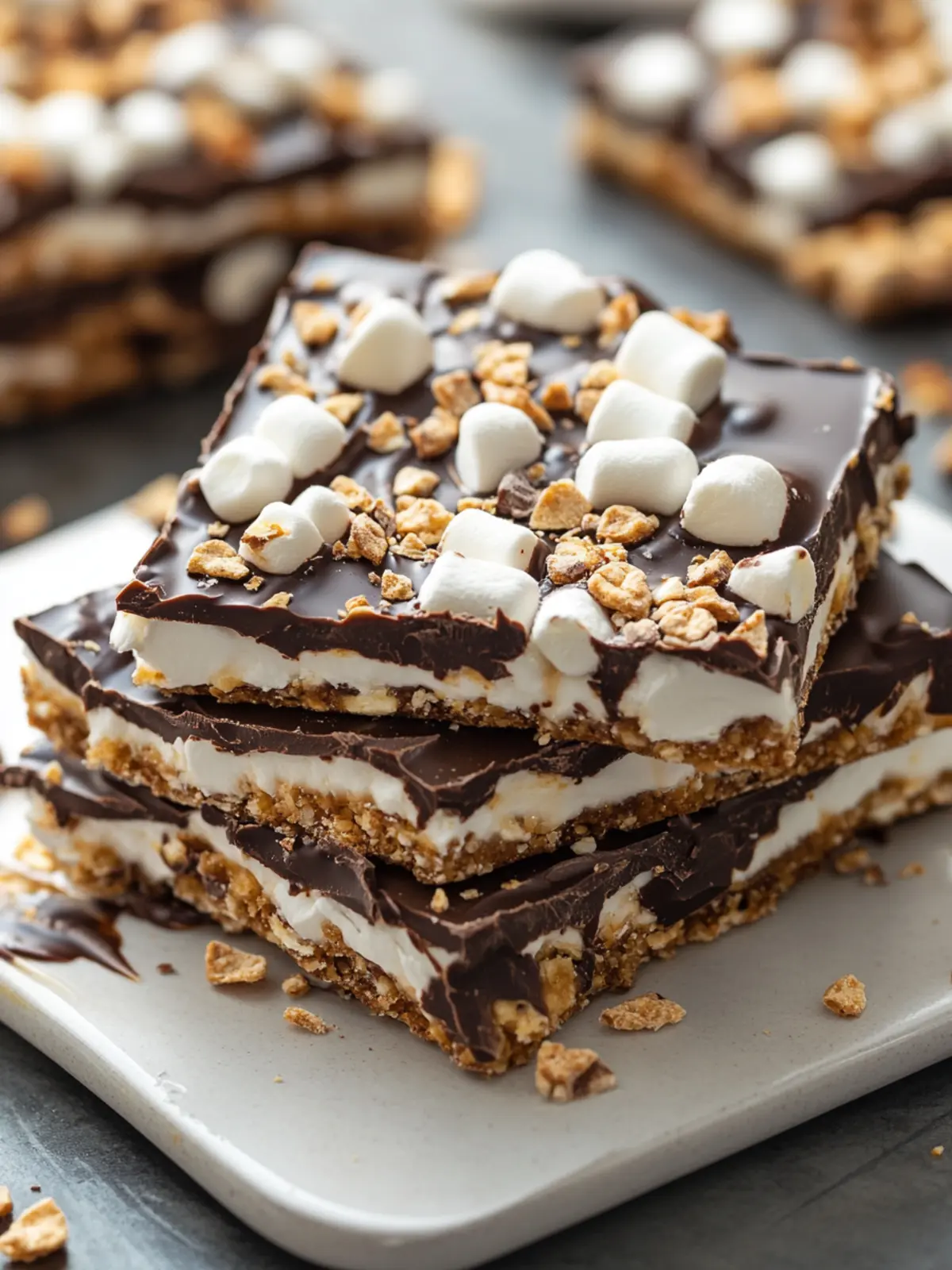 Chocolate and Marshmallow Loaded S’mores Bark Your New Favorite Treat 4 Chocolate and Marshmallow Loaded S’mores Bark