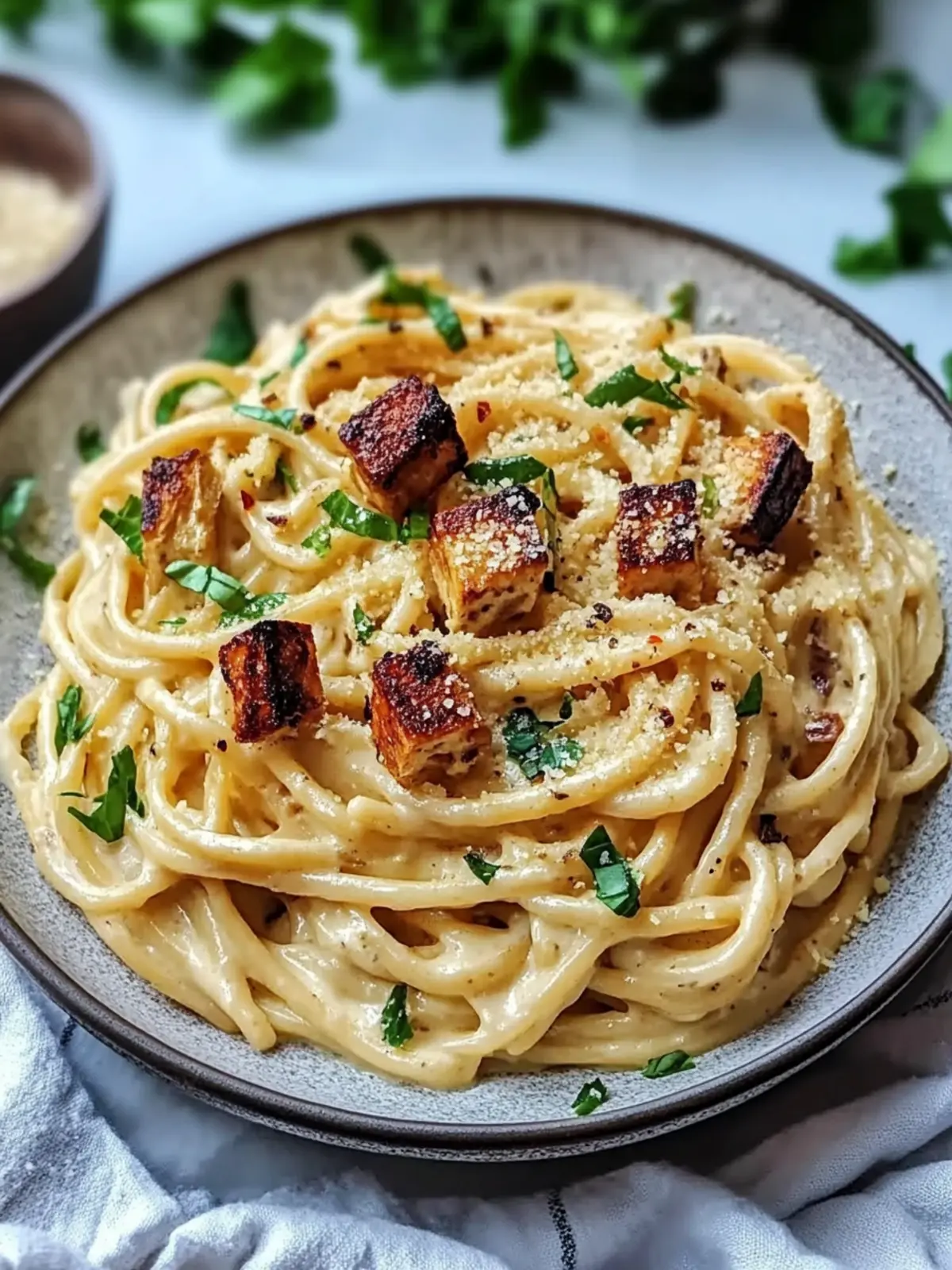 Creamy Vegan Carbonara That'll Wow Your Taste Buds 5 Creamy Vegan Carbonara