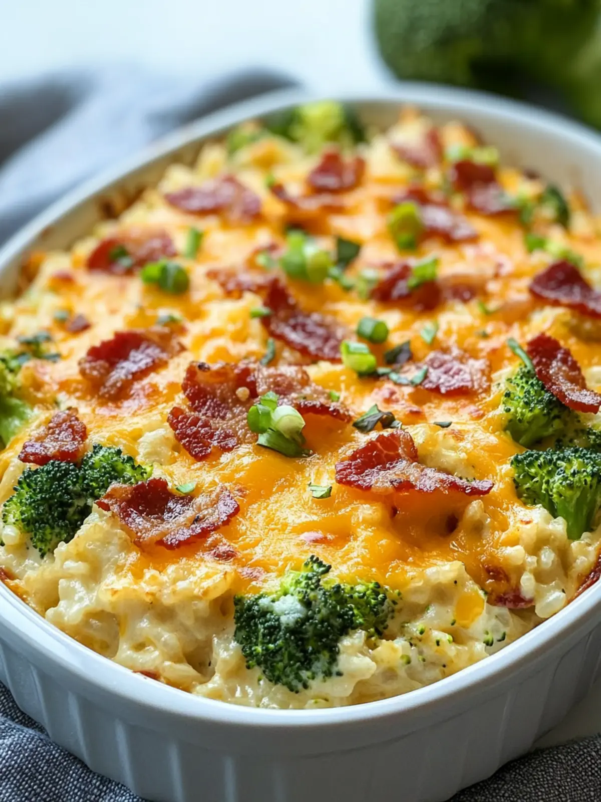 Bacon Cheddar Broccoli Rice Casserole: Ultimate Comfort Dish 5 Bacon Cheddar Broccoli Rice Casserole