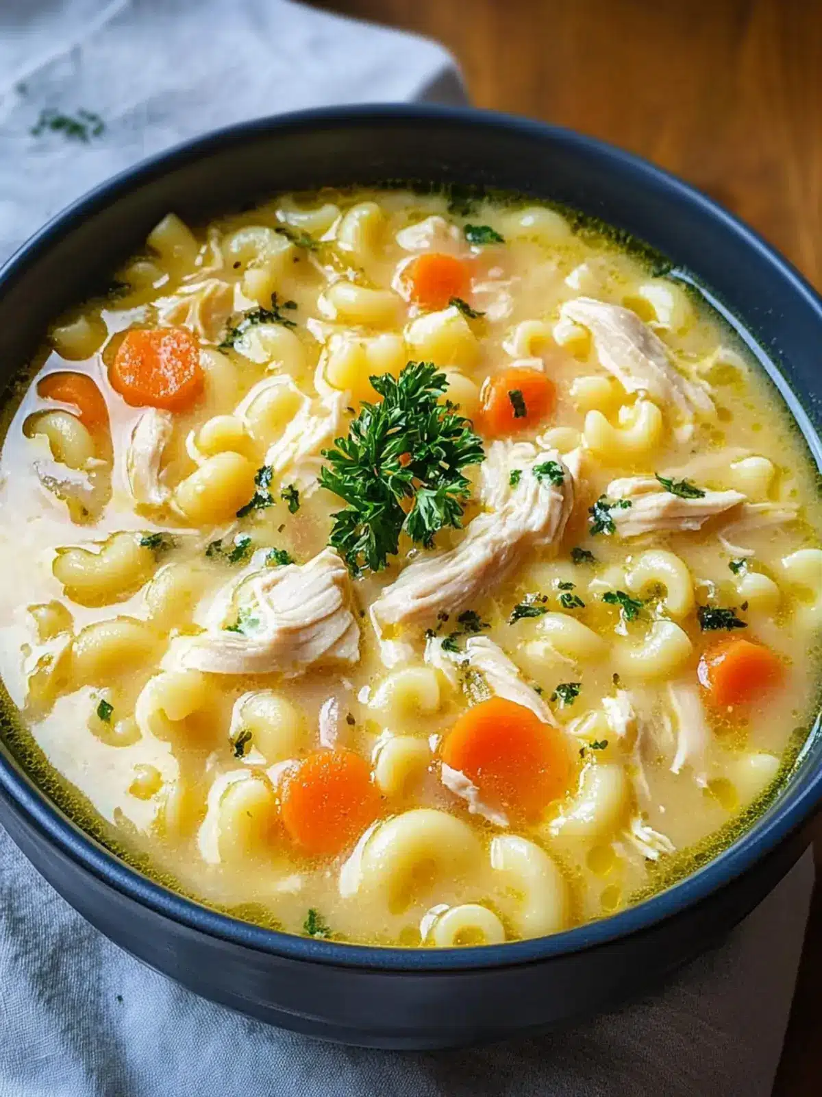 Delicious Chicken Macaroni Soup for a Cozy Night In 3 Chicken Macaroni Soup