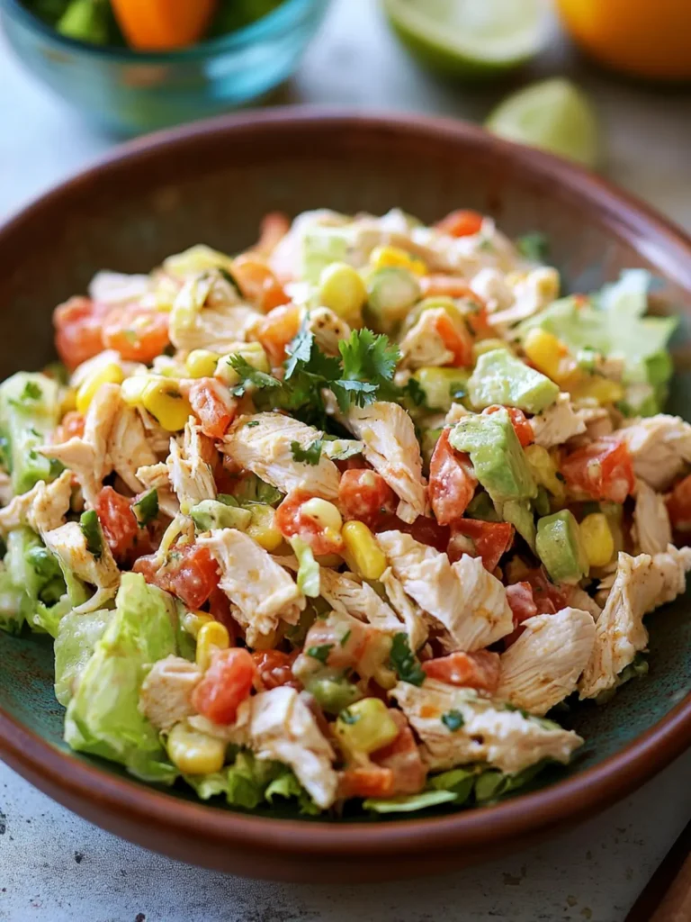 Ensalada de Pollo Mexicana