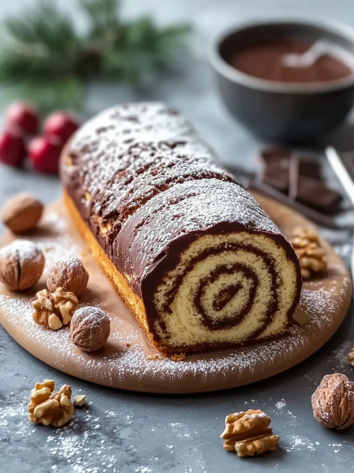 Indulge in Erdnussbutter-Tasse Schokoladen-Rollkuchen Bliss 2 Erdnussbutter-Tasse Schokoladen-Rollkuchen