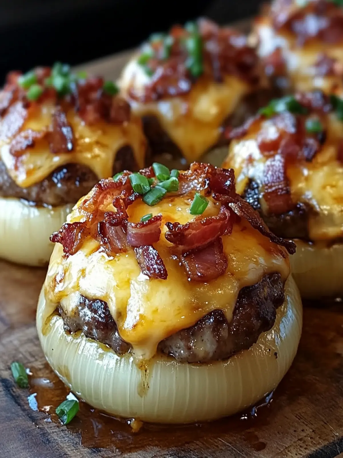 Firecracker Bacon Cheddar Cheeseburger Stuffed Onion Bombs Delight 3 Firecracker Bacon Cheddar Cheeseburger Stuffed Onion Bombs