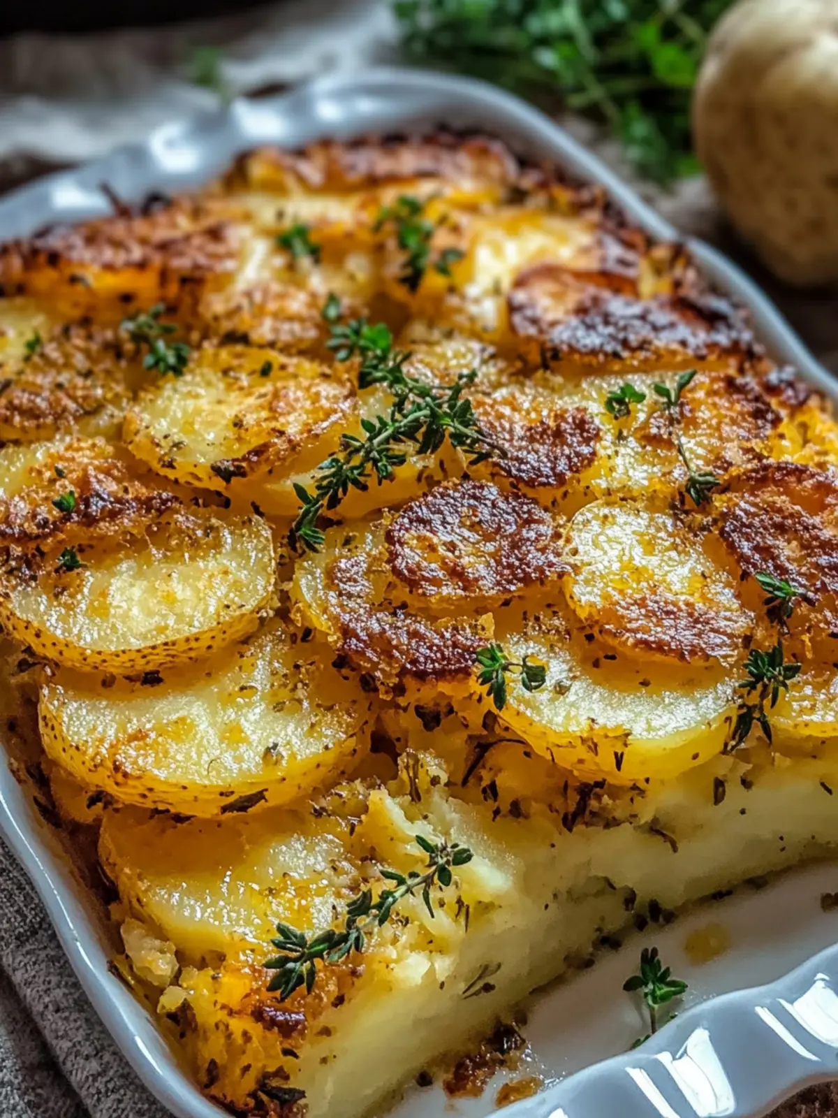 Creamy Vegan Potato Bake That's Comfort Food Gold 2 Vegan Potato Bake