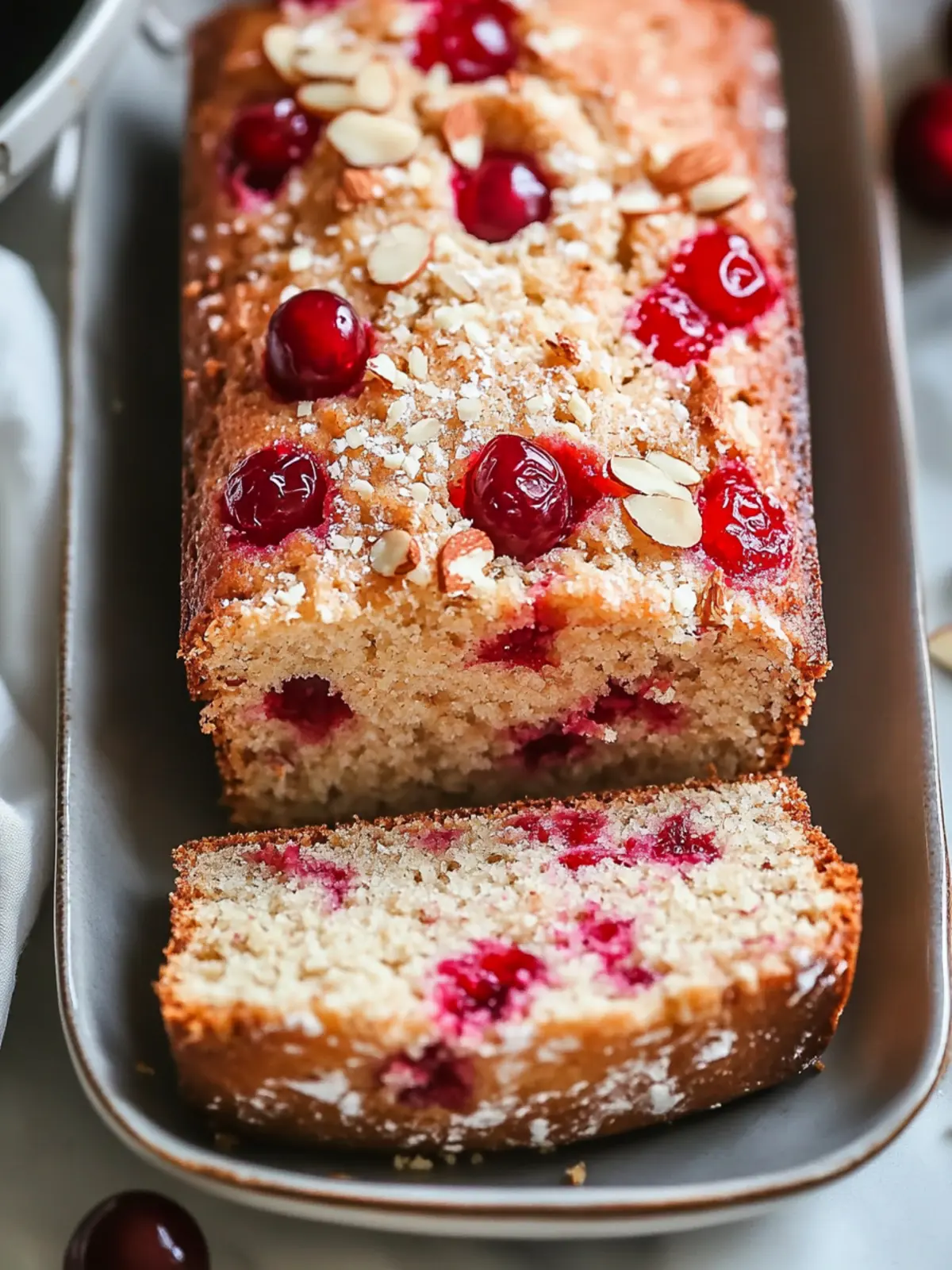 Cherry Almond Bread: Moist Delight Perfect for Breakfast Bliss 2 Cherry Almond Bread