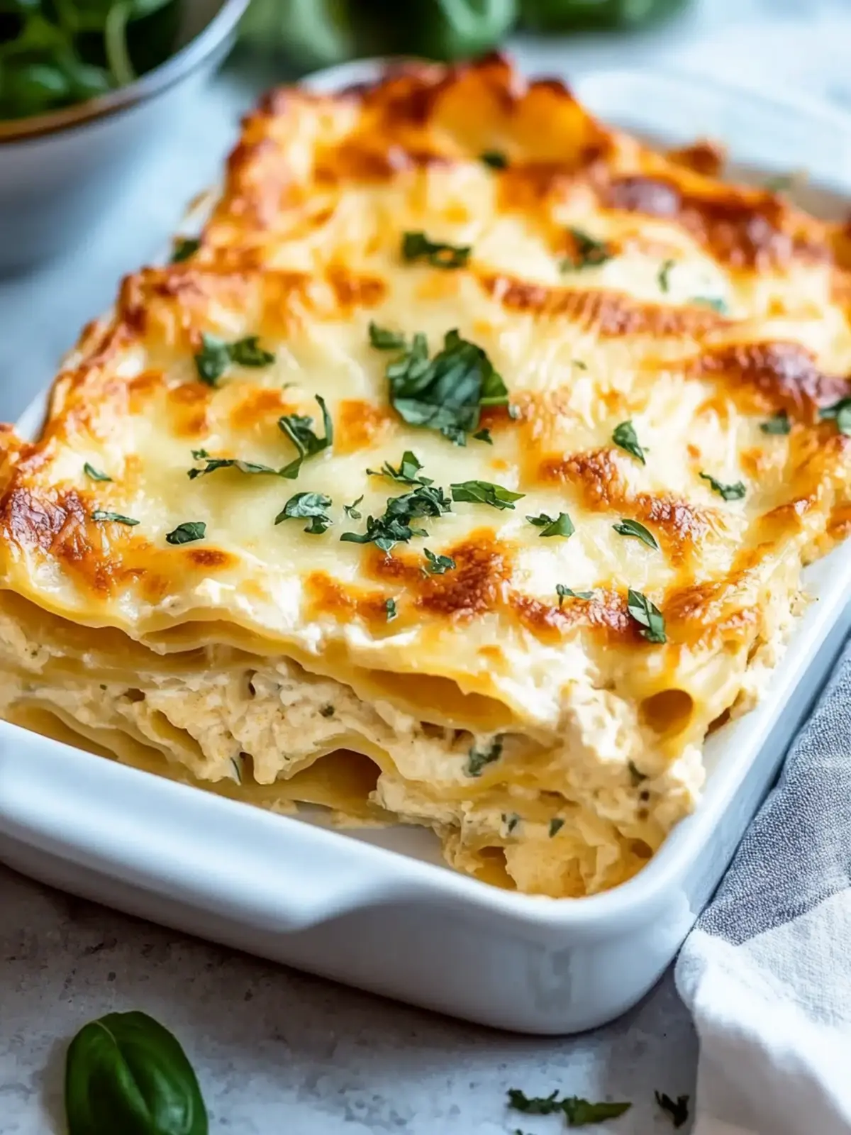 Creamy Chicken Alfredo Lasagna: The Best Easy Recipe Ever 3 The Best Easy Chicken Alfredo Lasagna