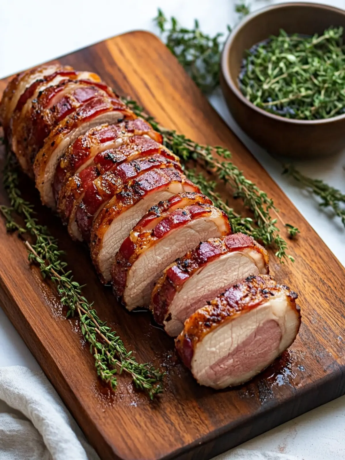 Bacon Wrapped Pork Tenderloin: Effortlessly Juicy & Flavorful 2 Bacon Wrapped Pork Tenderloin