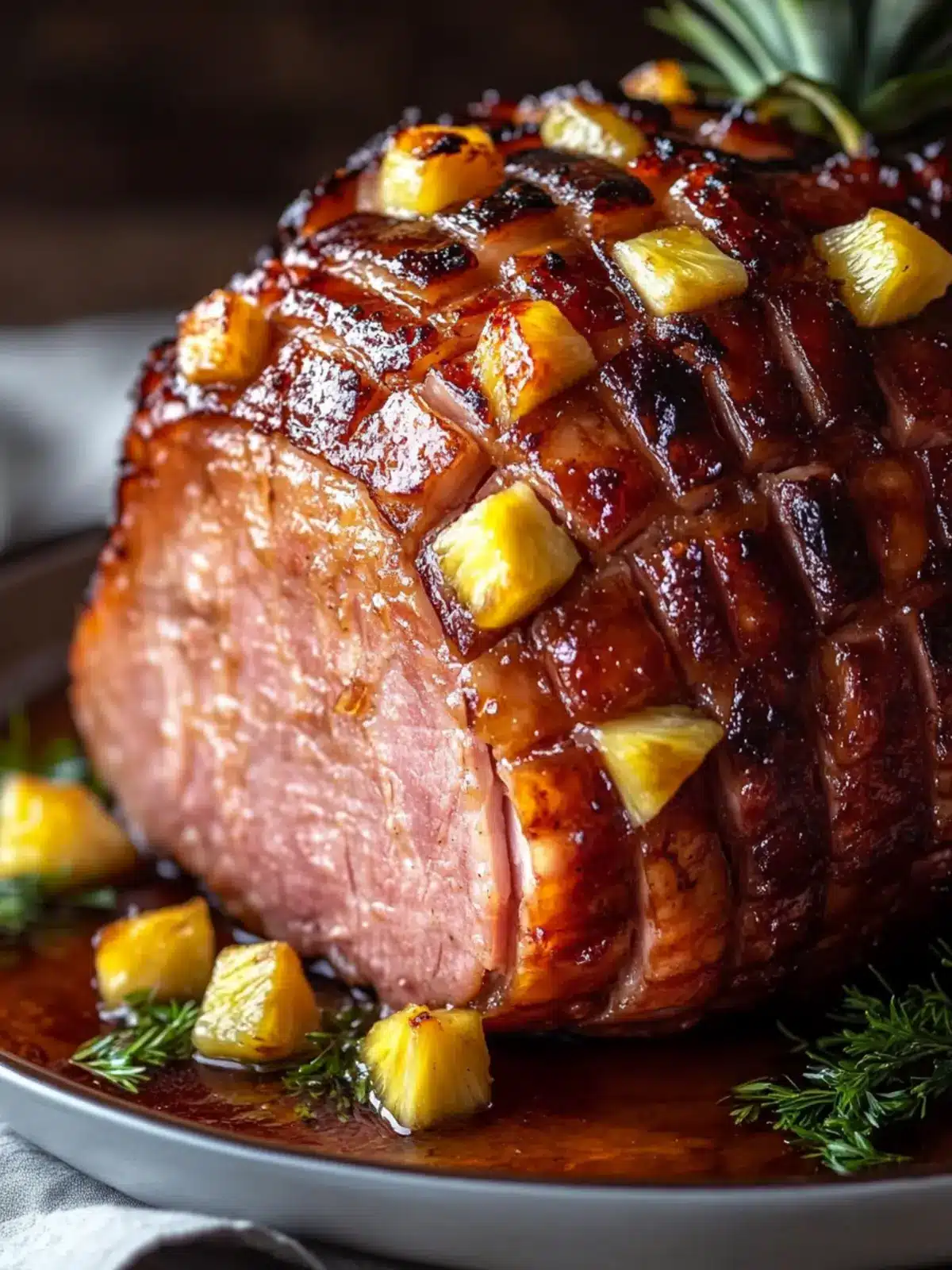 Irresistible Brown Sugar Pineapple Baked Ham for Festive Feasts 5 Brown Sugar Pineapple Baked Ham