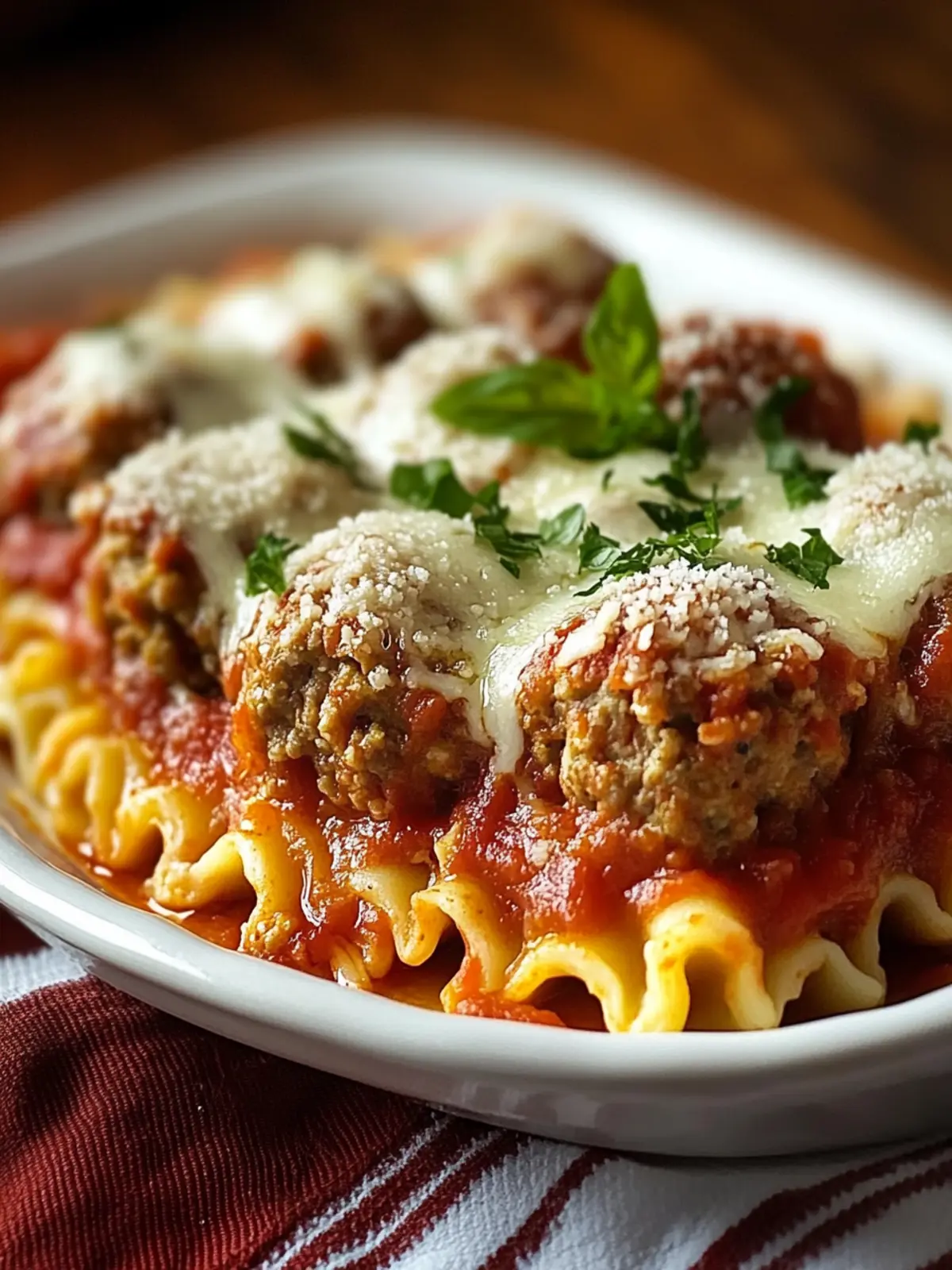 Cheesy Lasagna Rolls with Meatballs for Easy Weeknight Dinners 5 Lasagna Rolls with Meatballs