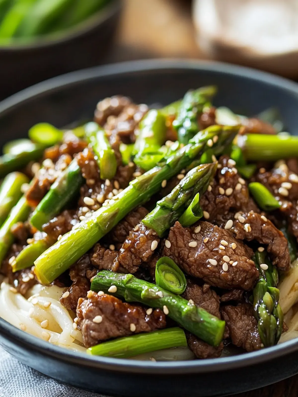 Savor Garlicky Beef and Asparagus Stir-Fry with Soy Ginger 5 Garlicky Beef and Asparagus Stir-Fry with Soy Ginger