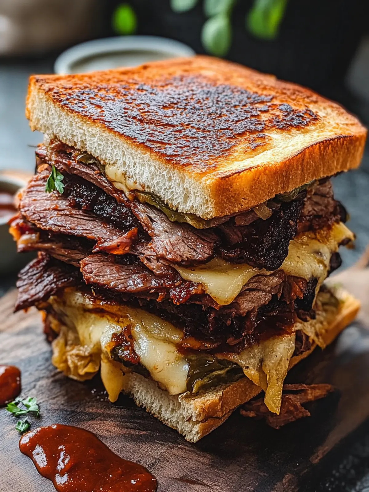 Savory BBQ Brisket Melts: Your New Favorite Comfort Food! 6 BBQ Brisket Melts