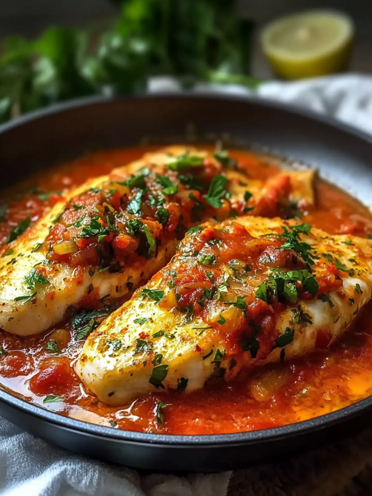 Quick Tilapia in Roasted Pepper Sauce: Easy 20-Minute Meal 4 Quick Tilapia in Roasted Pepper Sauce