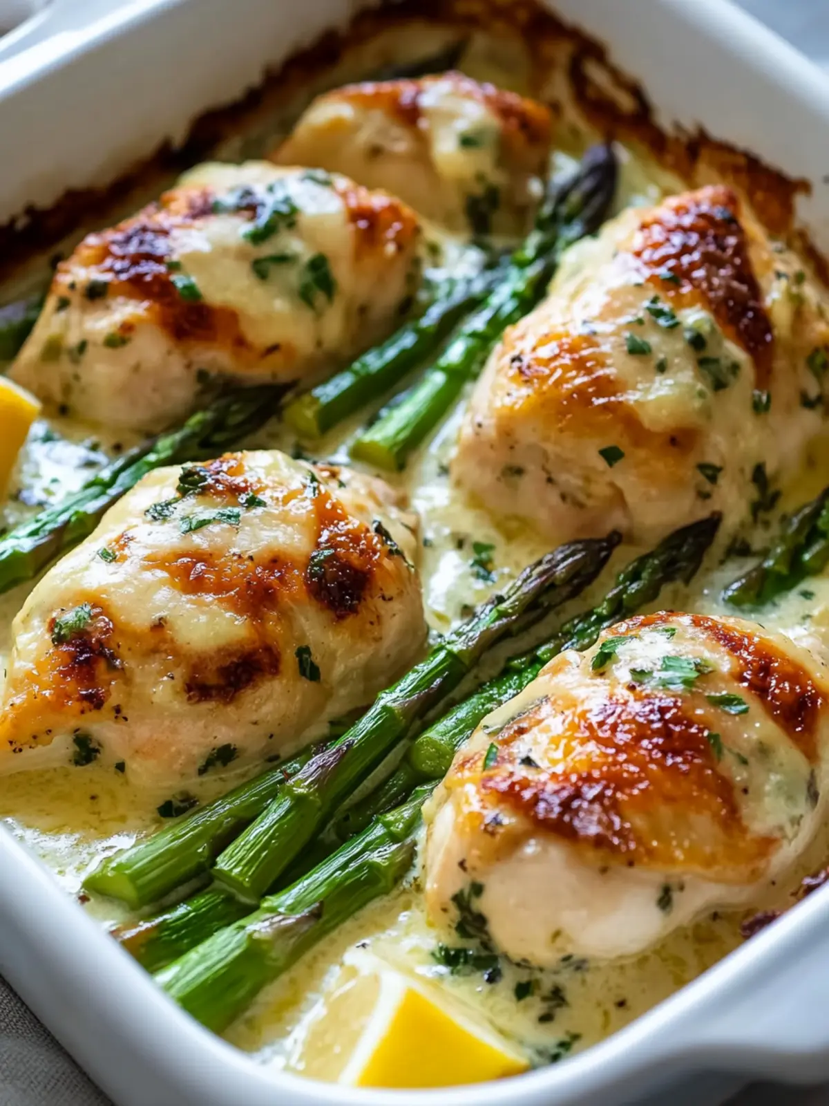 Creamy Baked Chicken and Asparagus for Cozy Family Nights 4 Creamy Baked Chicken and Asparagus