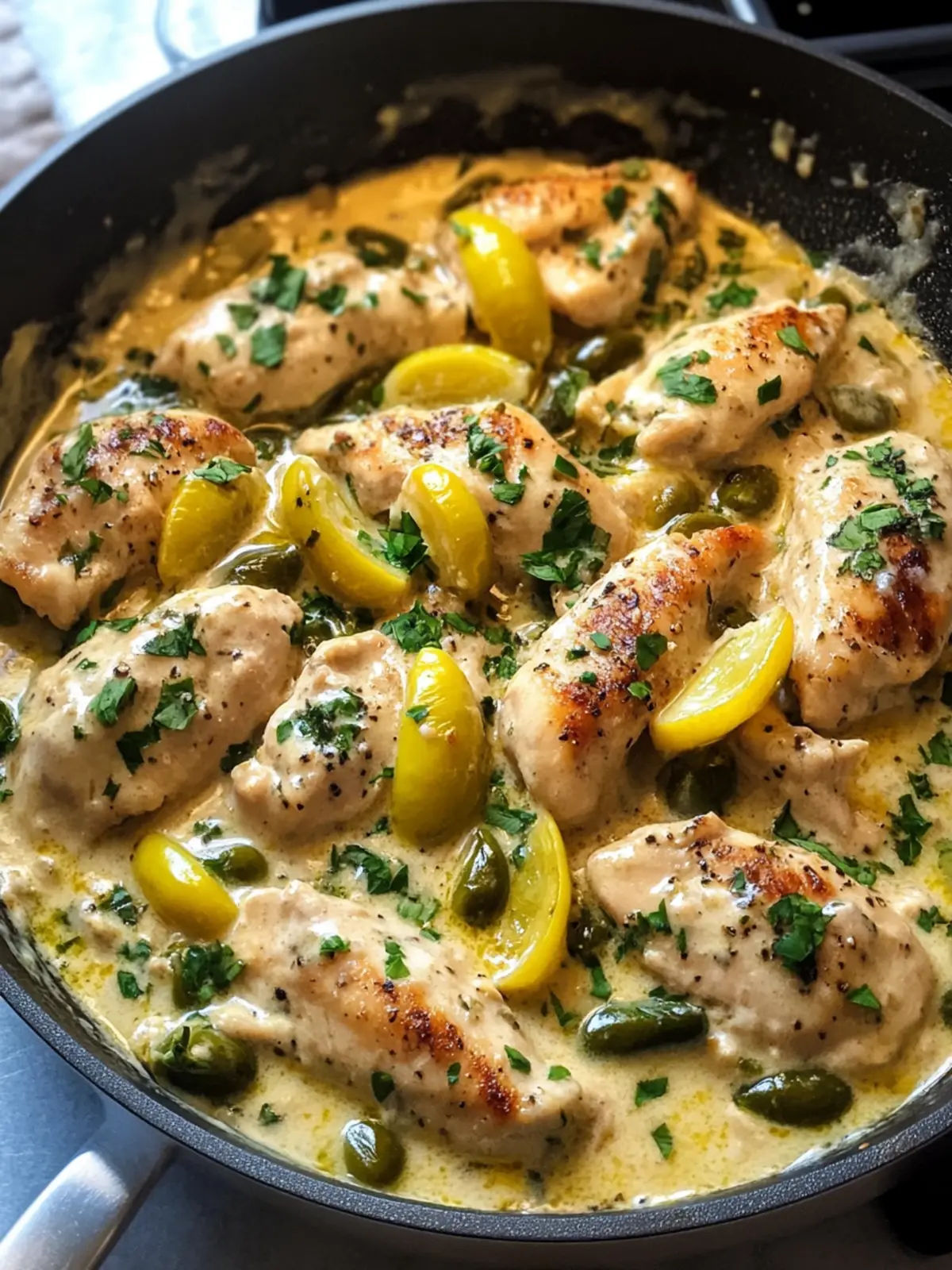 Creamy Pepperoncini Chicken Skillet Recipe for Quick Family Dinners 4 Creamy pepperoncini chicken skillet recipe