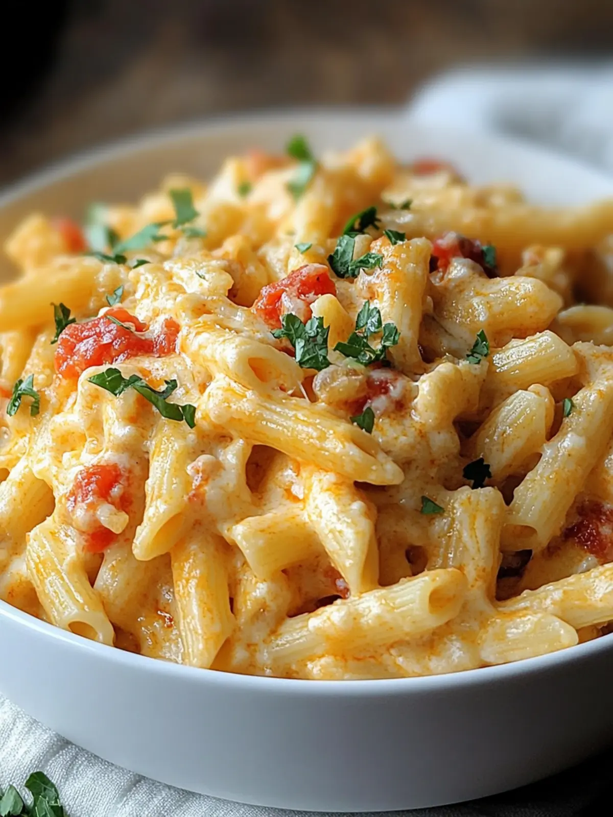 Creamy Cheesy Rotel Pasta Fiesta: A Fun Twist on Comfort Food 2 Creamy Cheesy Rotel Pasta Fiesta