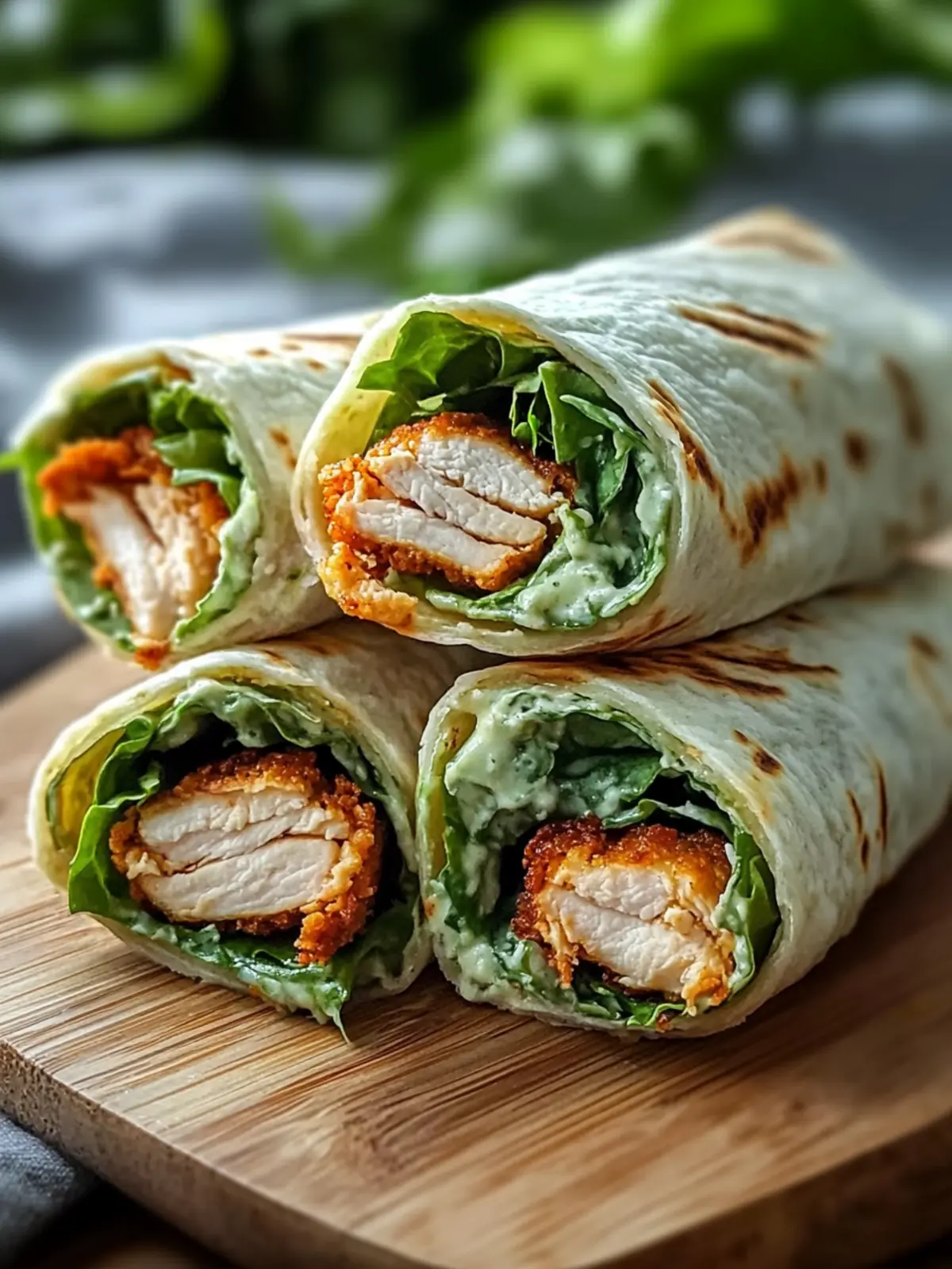 Crispy Chicken Caesar Wraps for a Quick, Flavor-Packed Lunch 5 Crispy Chicken Caesar Wraps