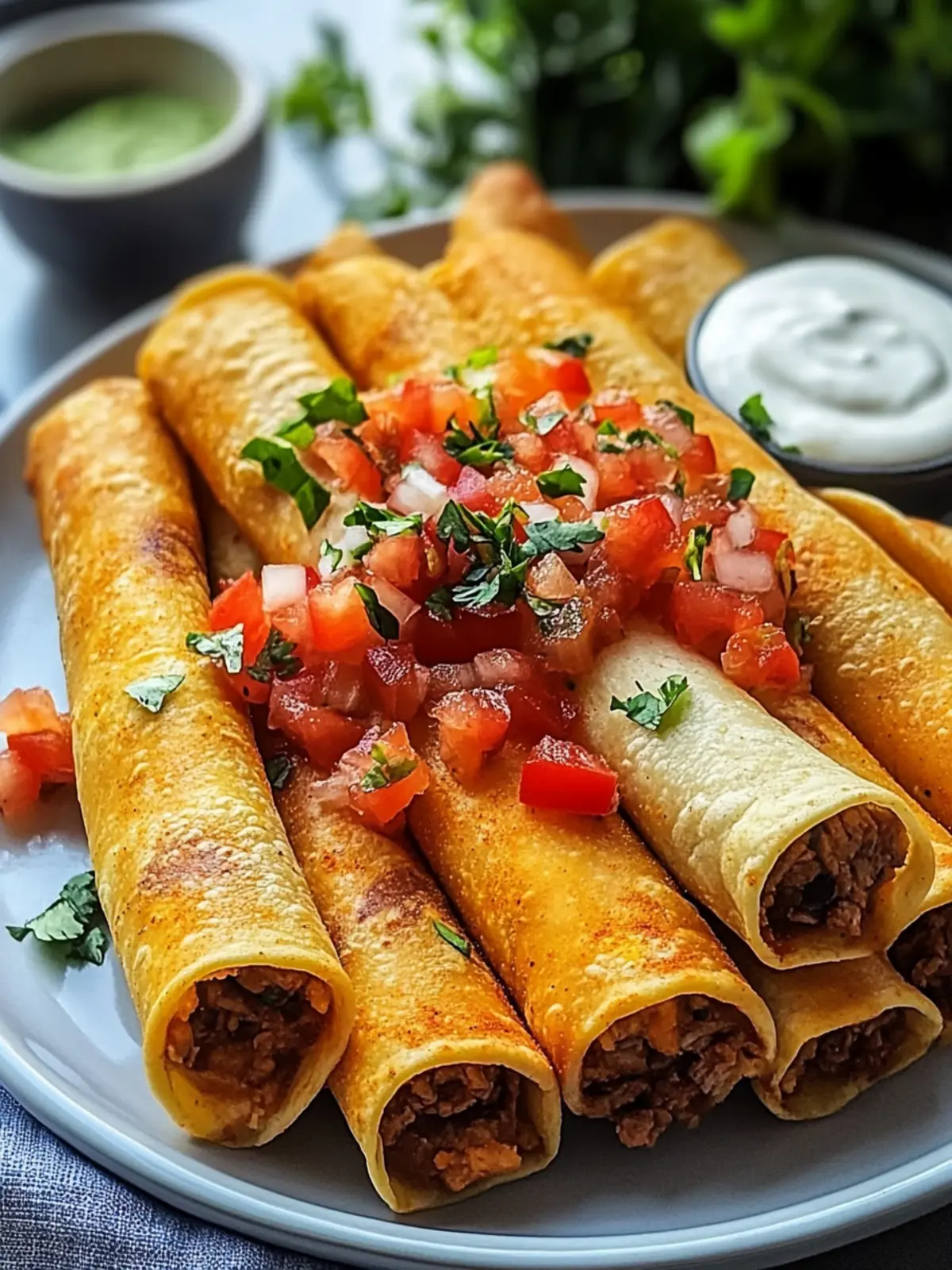 Crispy Oven-Baked Beef Taquitos That Make Dinner a Breeze 4 Crispy Oven-Baked Beef Taquitos