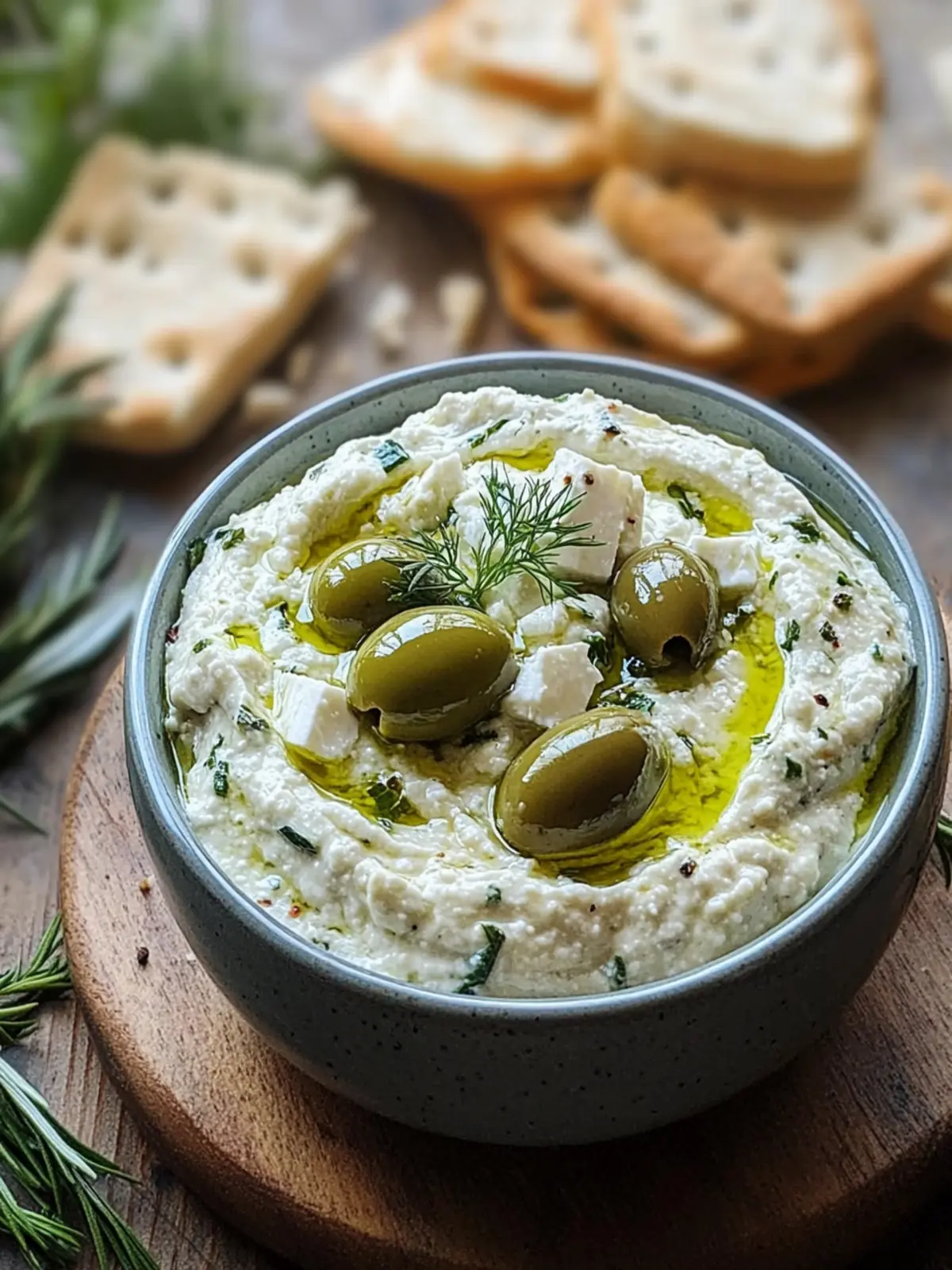 Creamy Feta & Green Olive Spread That Will Wow Your Guests 4 Creamy Feta & Green Olive Spread