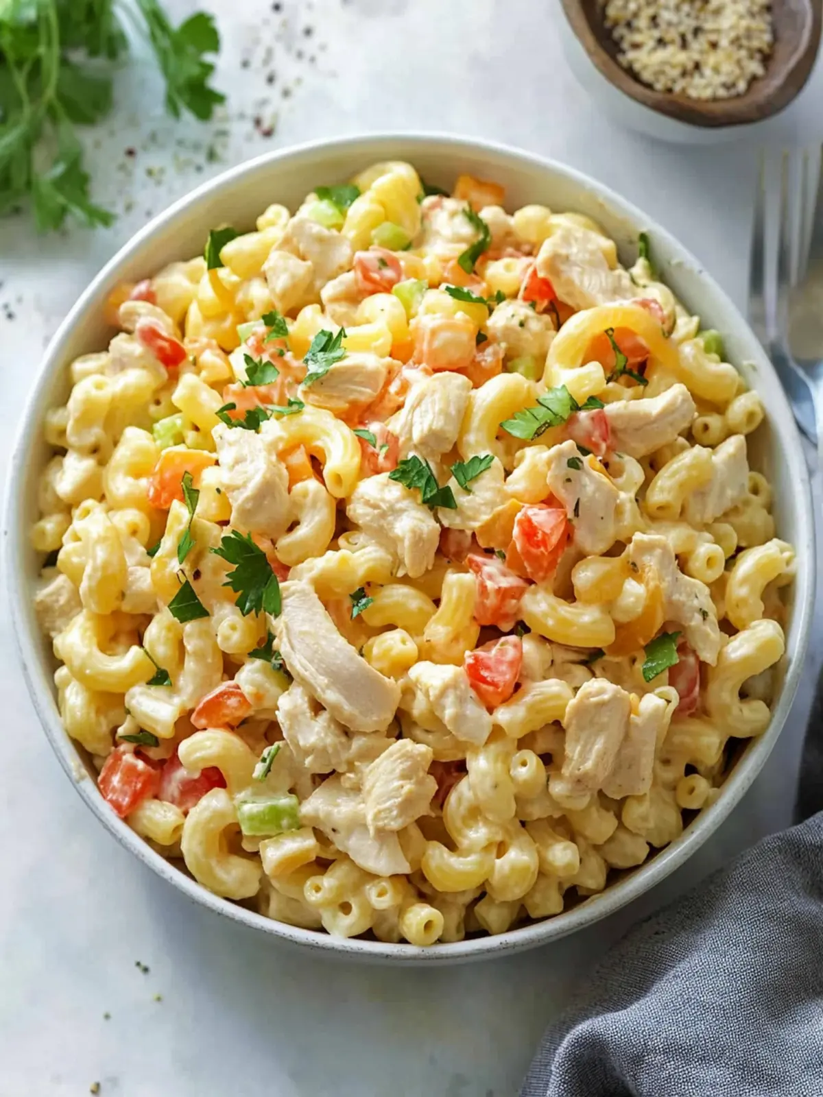 Refreshing Chicken Macaroni Salad Perfect for Summer Fun 4 Chicken Macaroni Salad