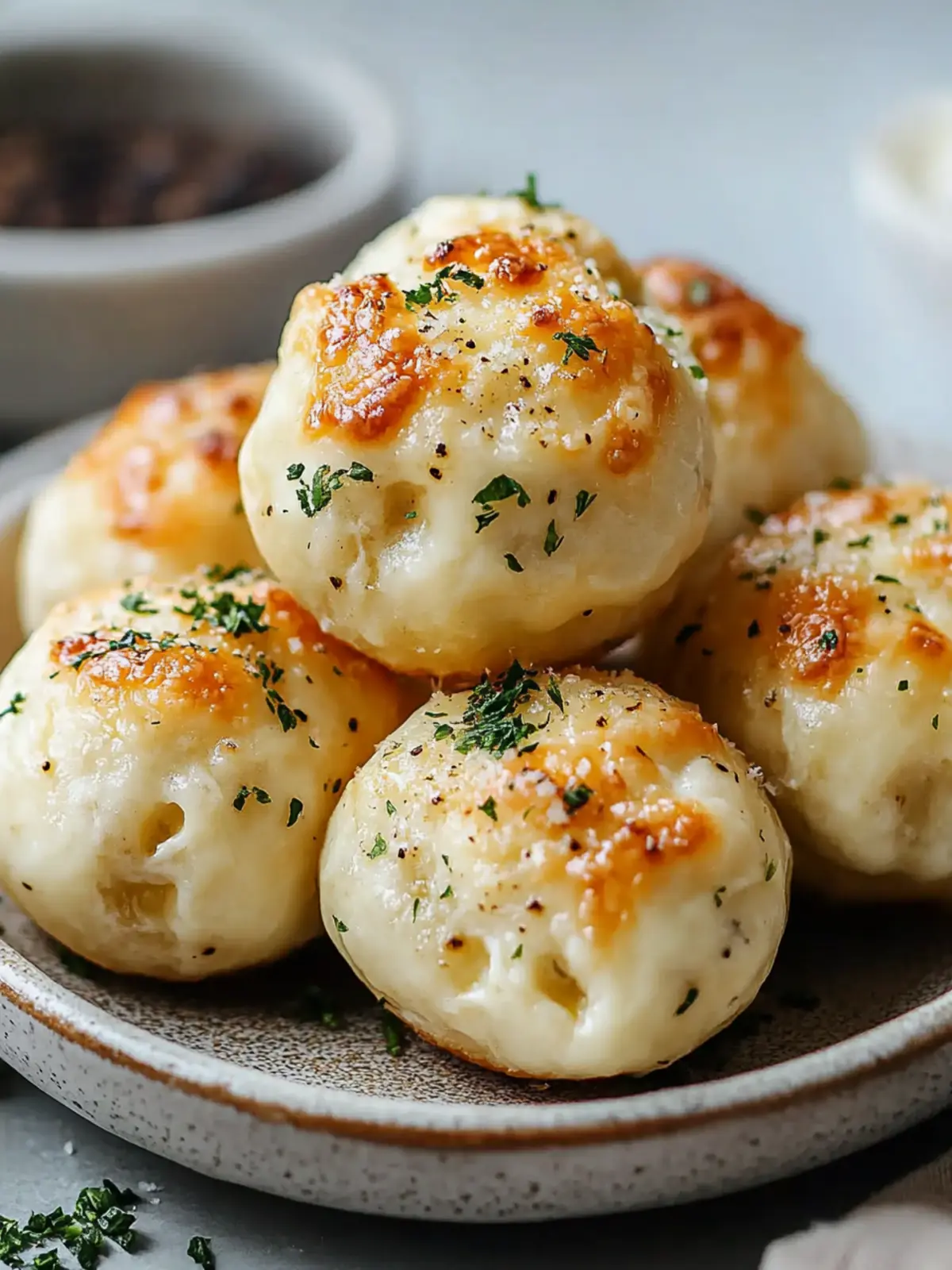 Melty Baked Garlic Butter Cheese Bombs Everyone Will Love 4 Baked Garlic Butter Cheese Bombs