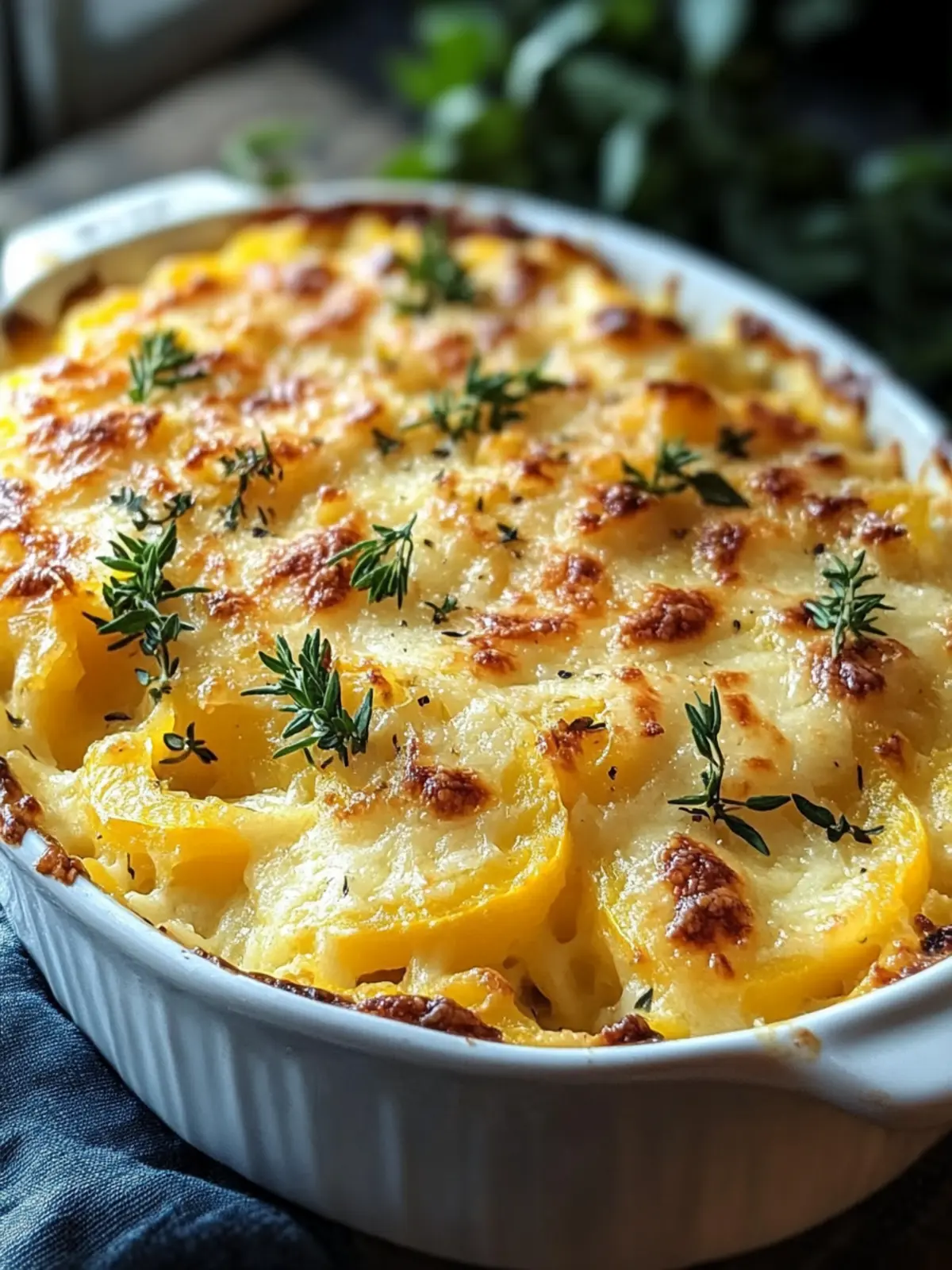 Creamy Spaghetti Squash Au Gratin for Healthy Comfort Food 4 spaghetti squash au gratin