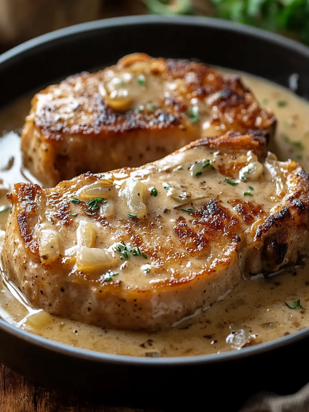 3-Ingredient Creamy Onion Pork Chops for Effortless Comfort 3 3-Ingredient Creamy Onion Pork Chops