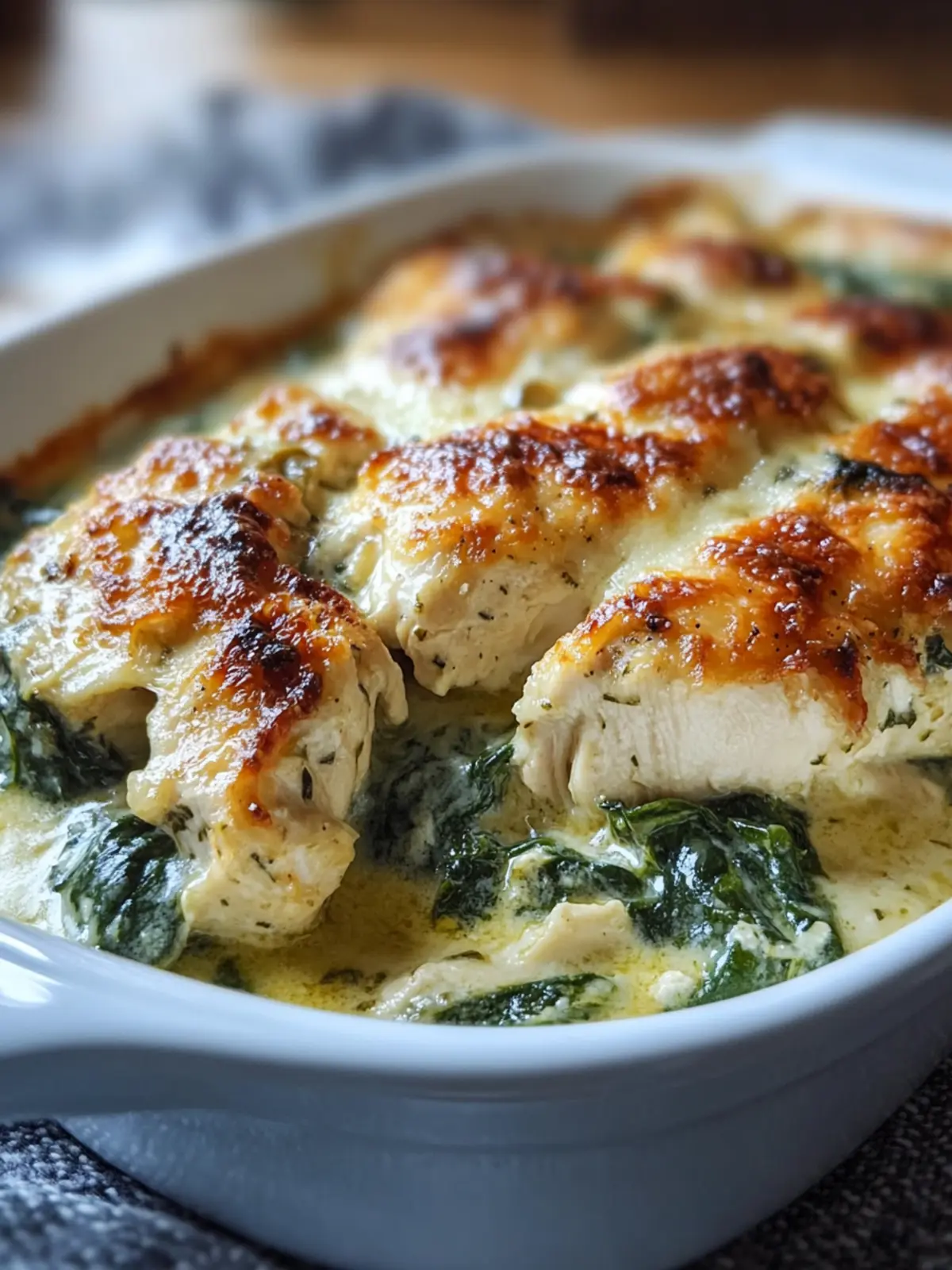 Spinach Artichoke Chicken Bake Recipe for Busy Weeknights 3 Spinach Artichoke Chicken Bake Recipe