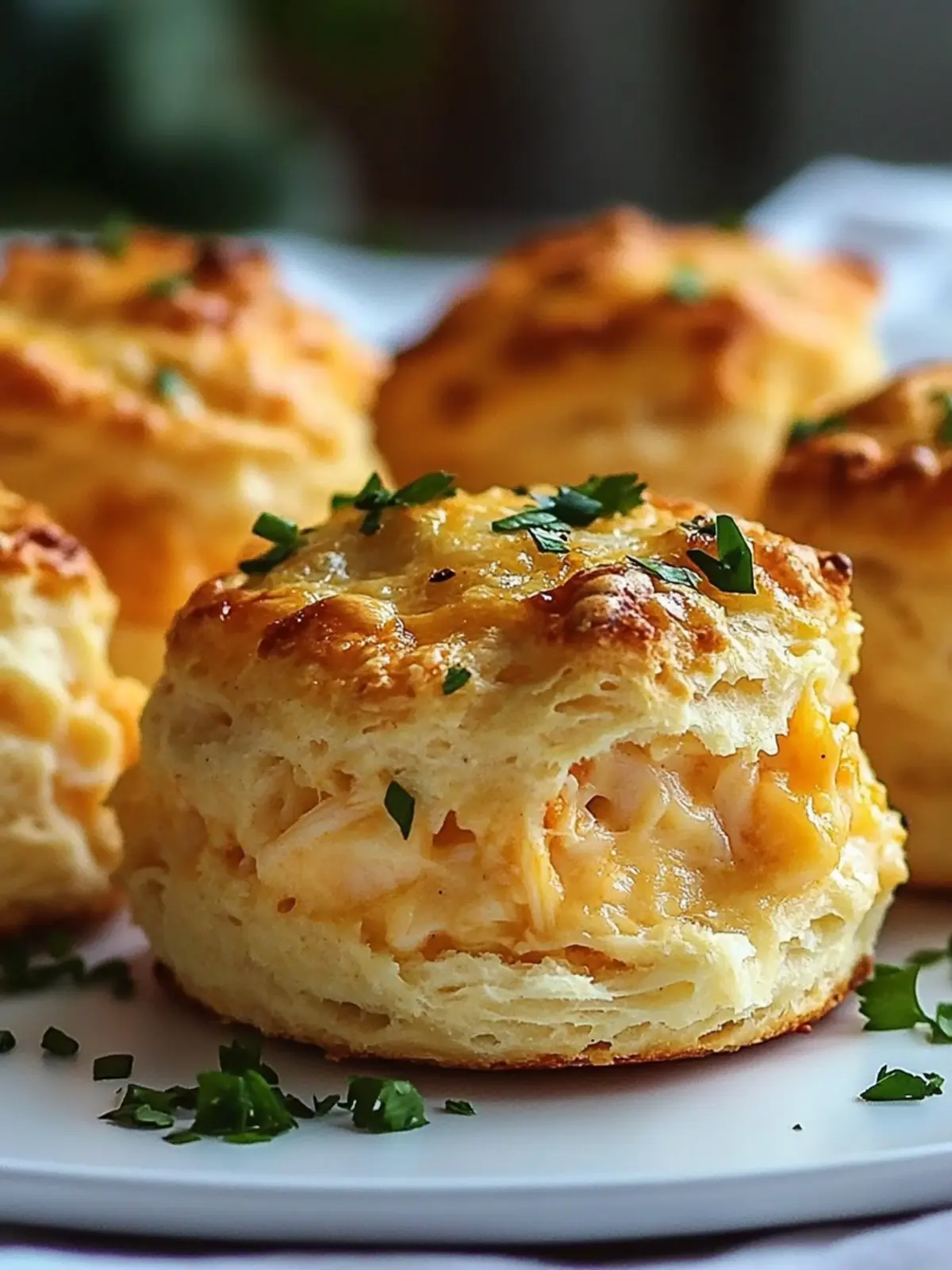 Crab Stuffed Cheddar Biscuits: Cheesy, Flaky & Irresistible 2 Crab Stuffed Cheddar Biscuits