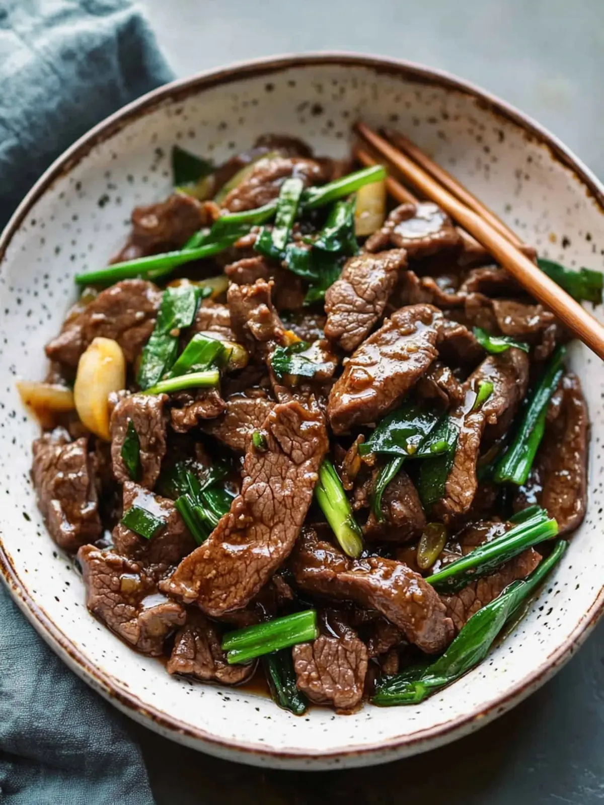 Savor This Easy Stir Fry Beef with Ginger and Scallions 2 Stir Fry Beef with Ginger and Scallions