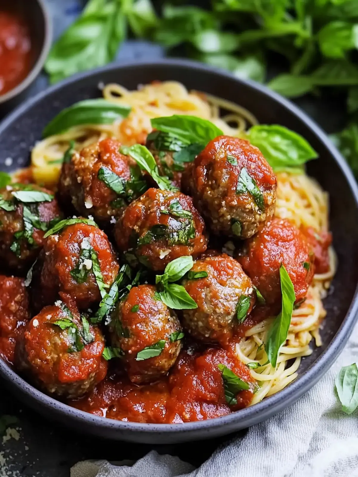 Smoked Meatballs Marinara: BBQ Flavor Meets Italian Comfort 2 Smoked Meatballs Marinara