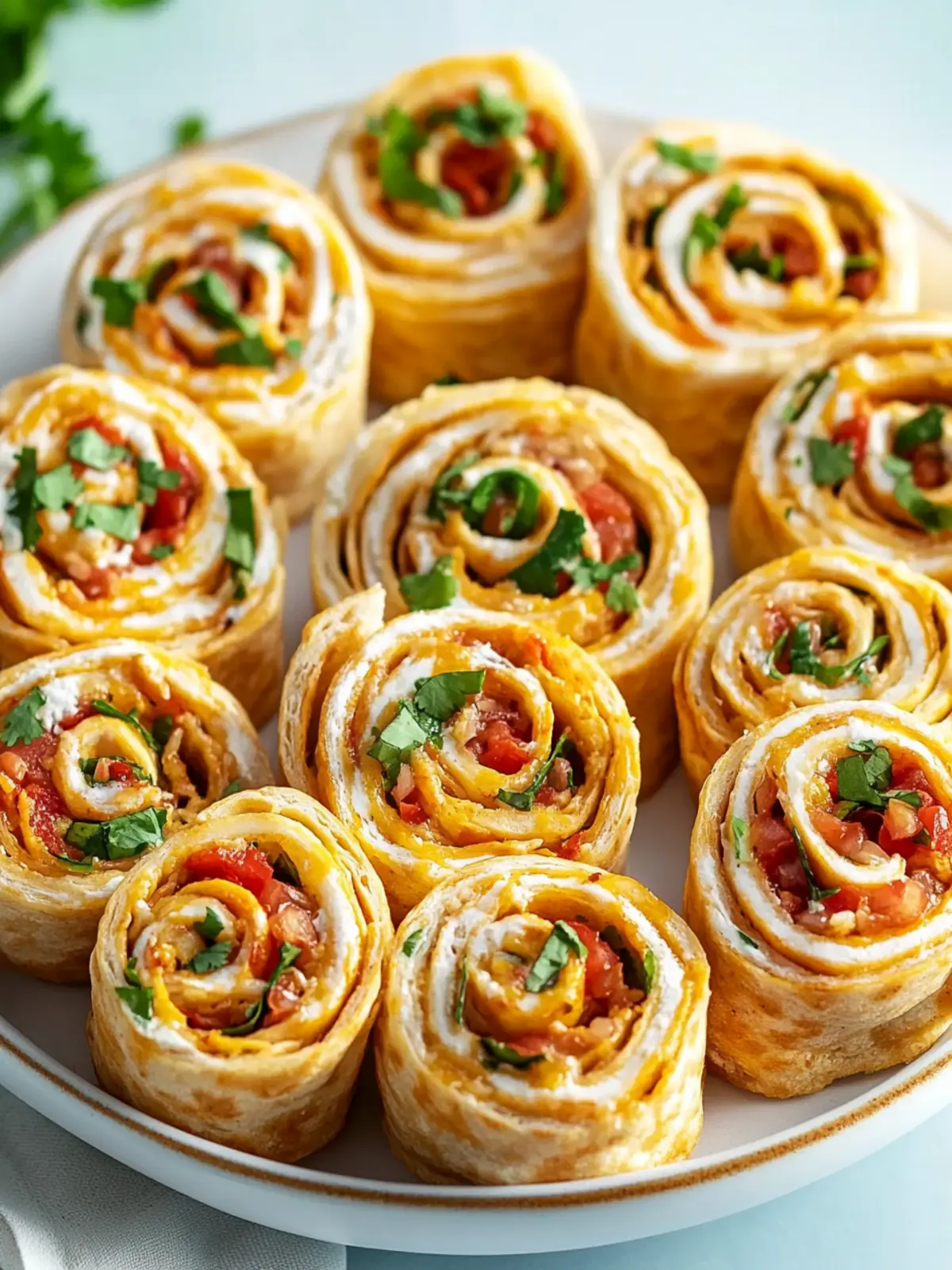 Flavor-Packed Mexican Fiesta Pinwheels for Effortless Fun! 3 Mexican Fiesta Pinwheels