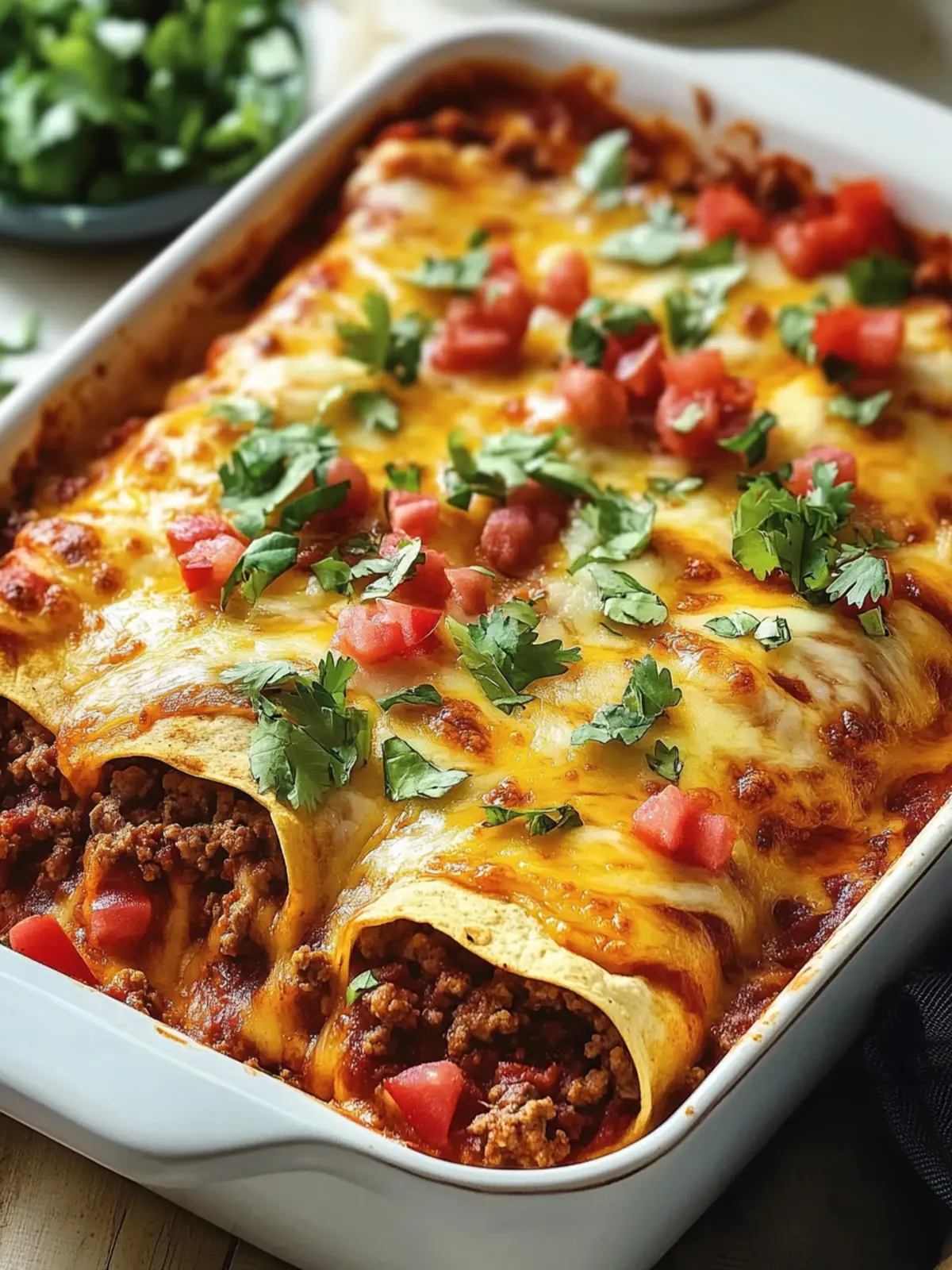 Savory Pizza Enchiladas with Ground Beef Delight 4 Pizza Enchiladas Ground Beef
